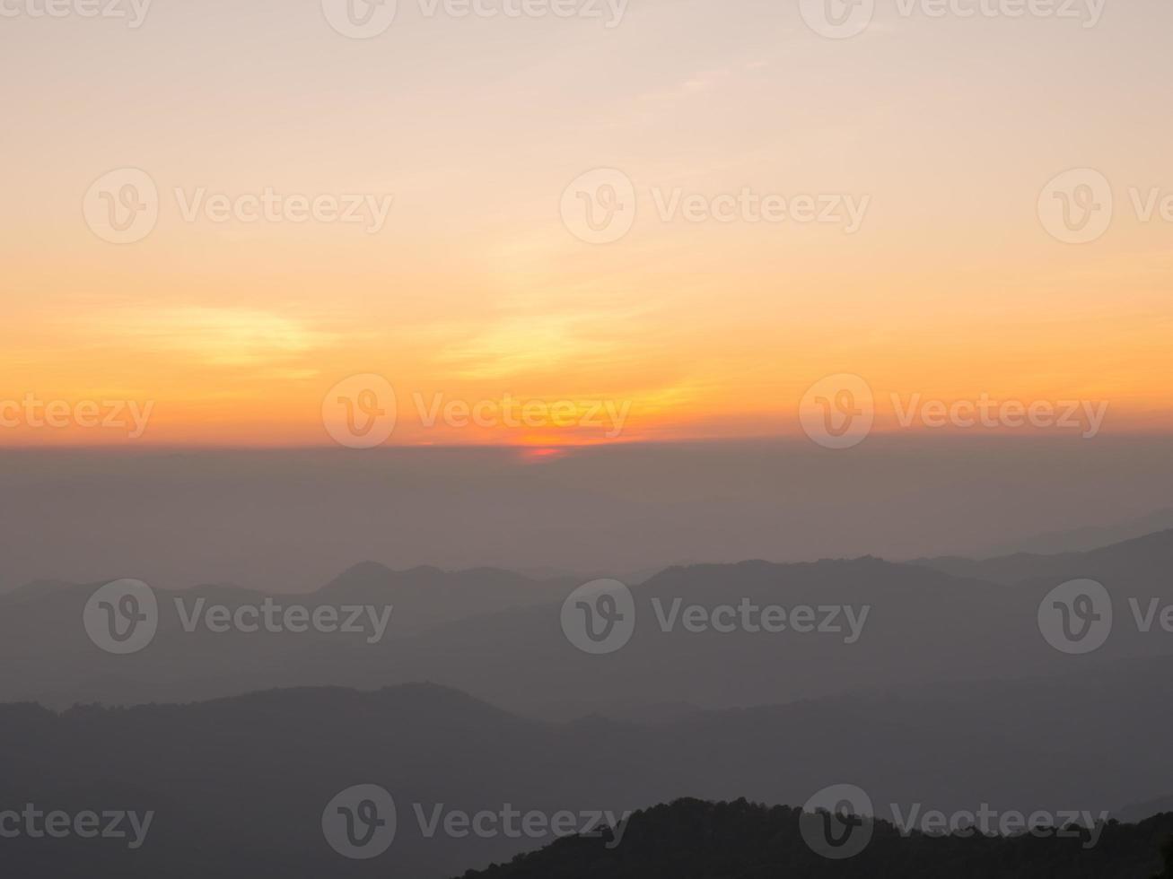 Sunset viewpoint in Thailand photo