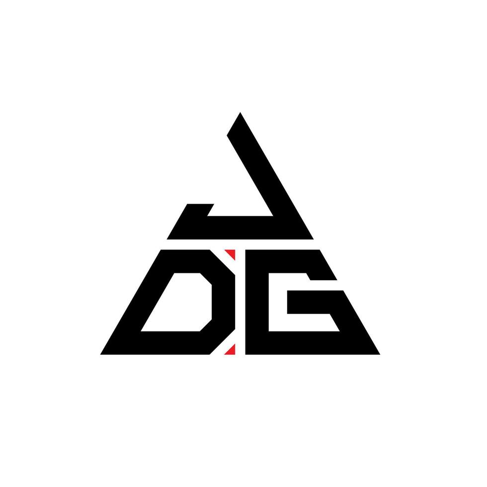 jdh diseño de logotipo de letra triangular con forma de triángulo. monograma de diseño del logotipo del triángulo jdh. Plantilla de logotipo de vector de triángulo jdh con color rojo. logotipo triangular jdh logotipo simple, elegante y lujoso.