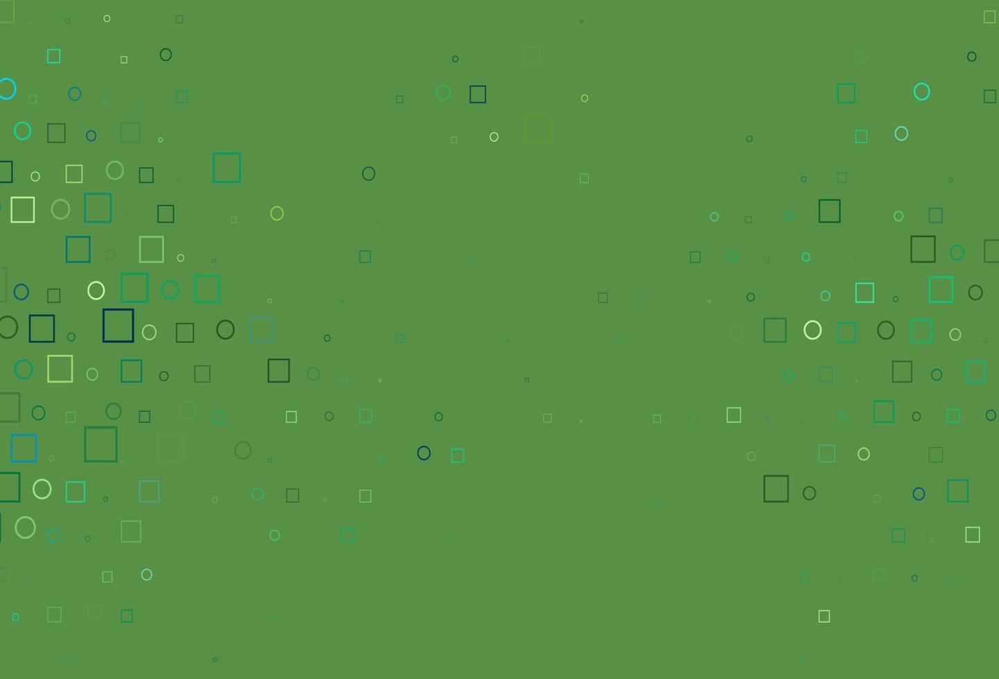 Light Green, Yellow vector template with spots, rectangles.