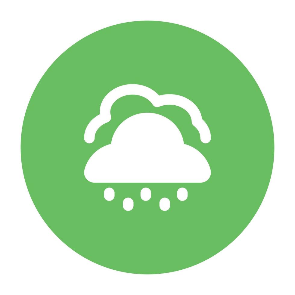 Trendy Drizzle Concepts vector