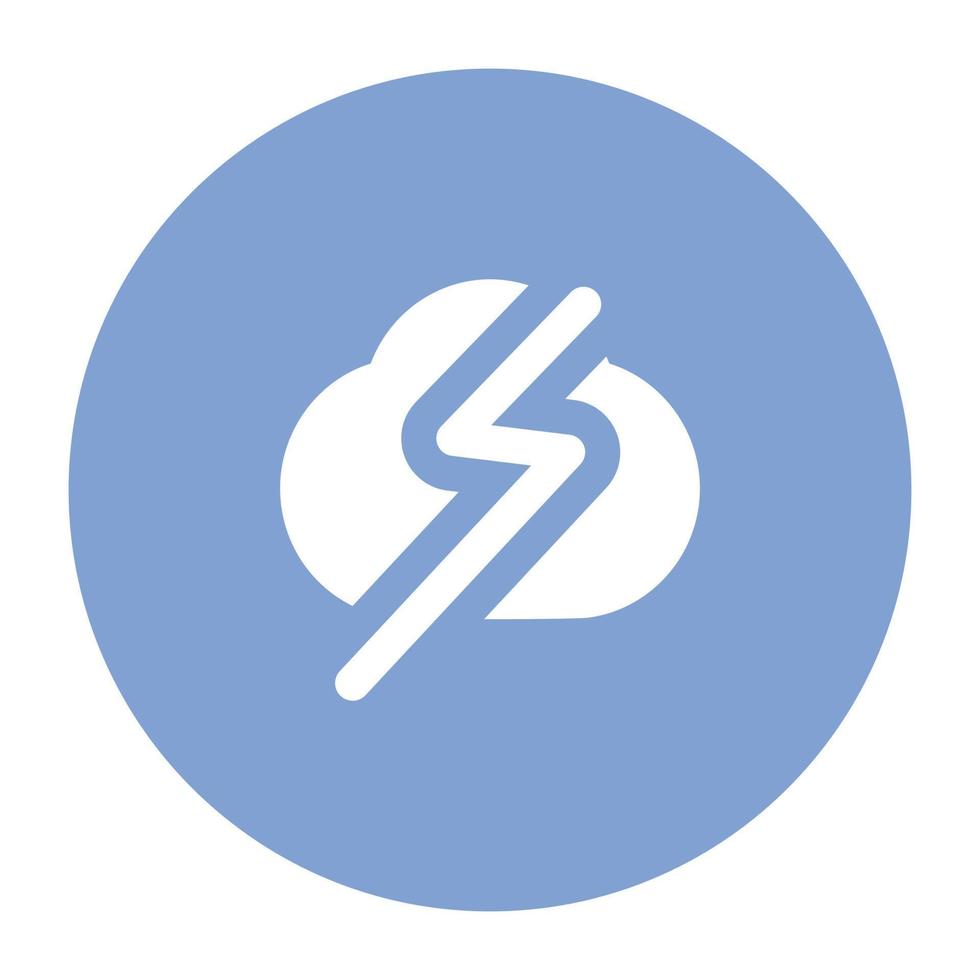 Trendy Electric Storm vector