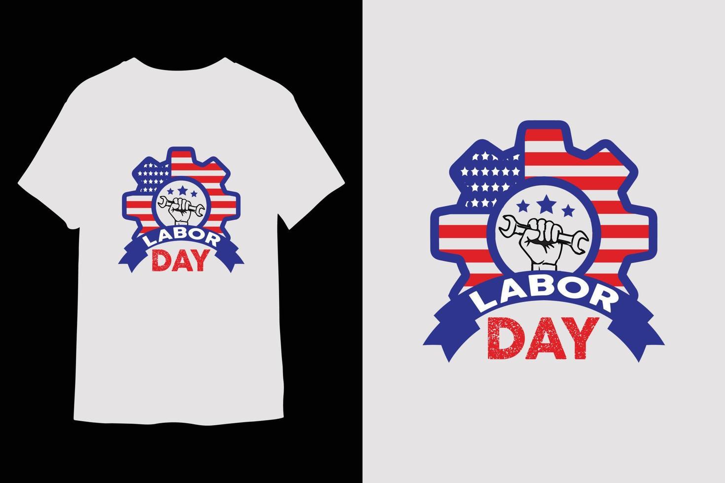 Labor day t-shirt design vector