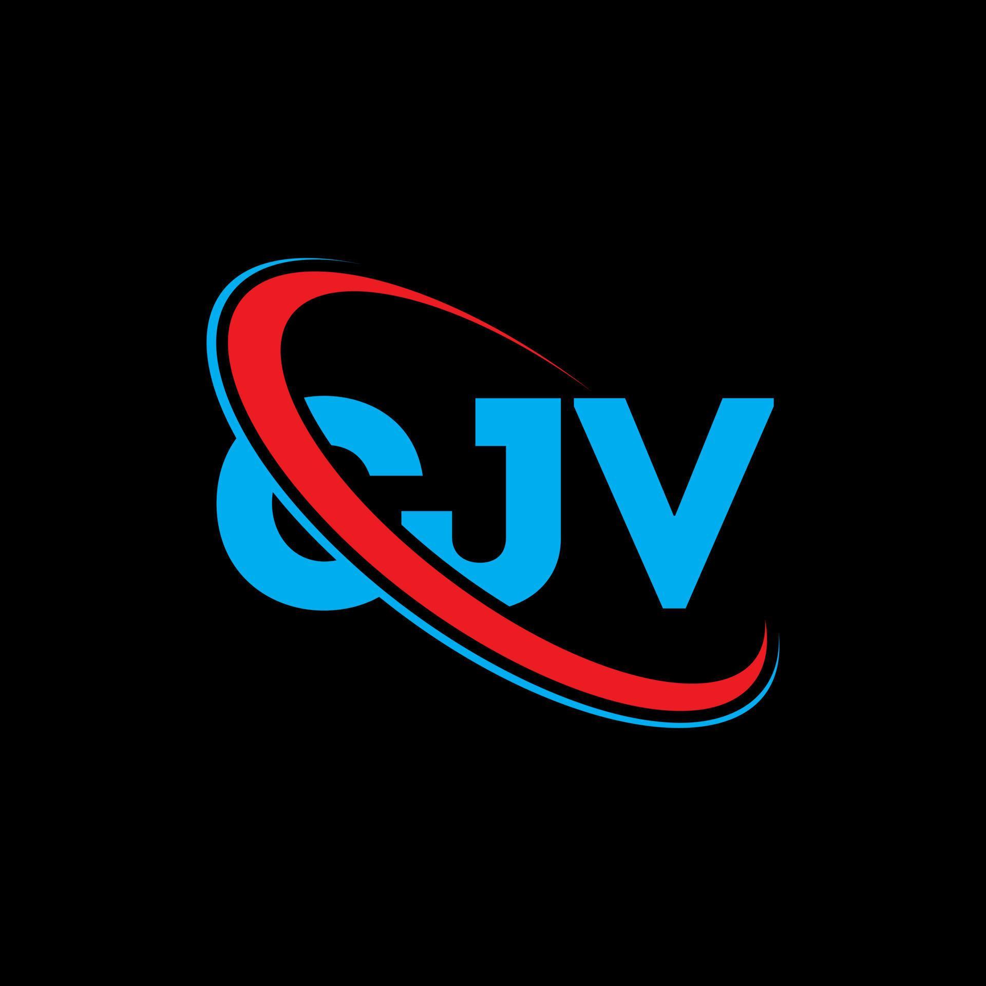 CJV logo. CJV letter. CJV letter logo design. Initials CJV logo linked