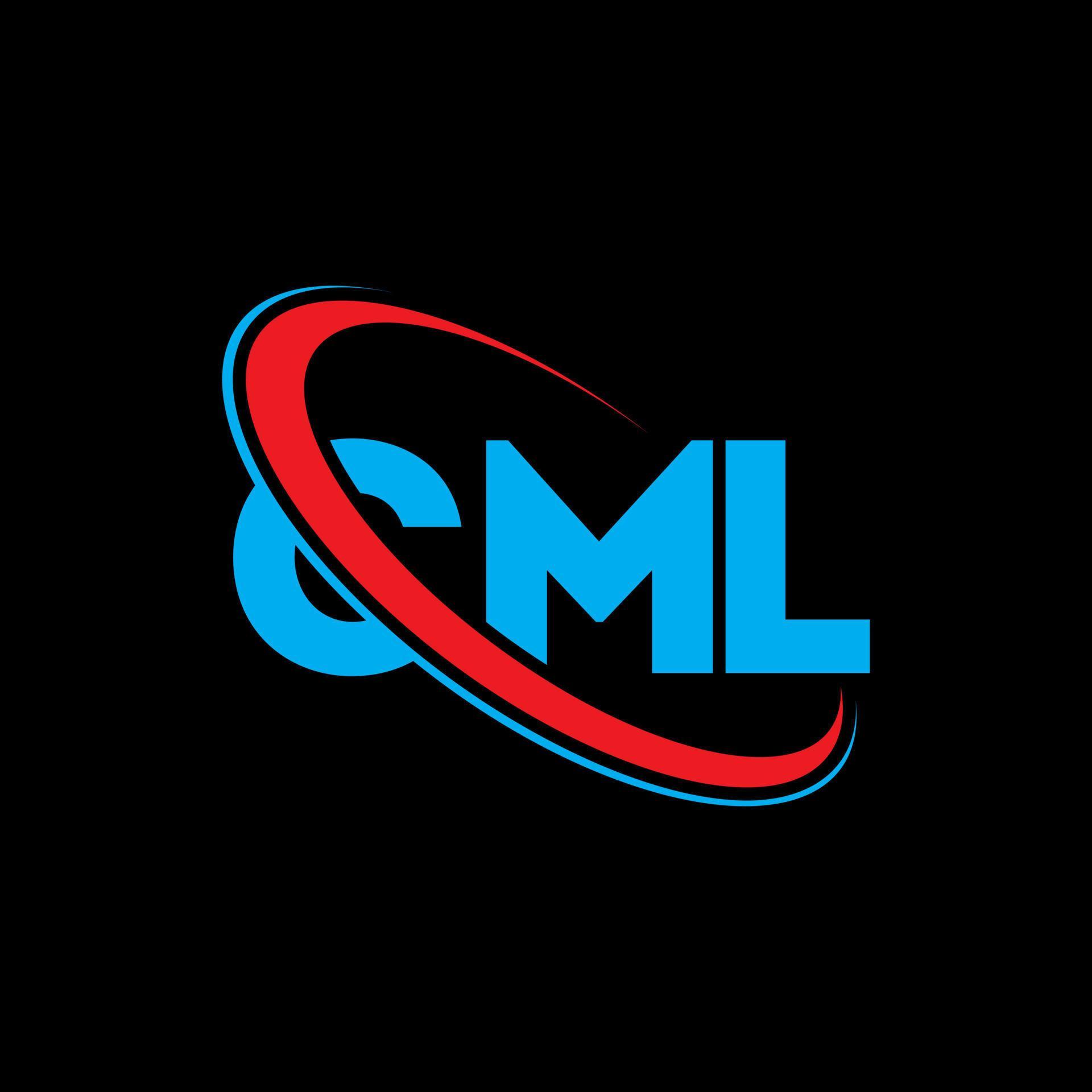 logotipo cml. letra cml. diseño de logotipo de letra cml. logotipo de