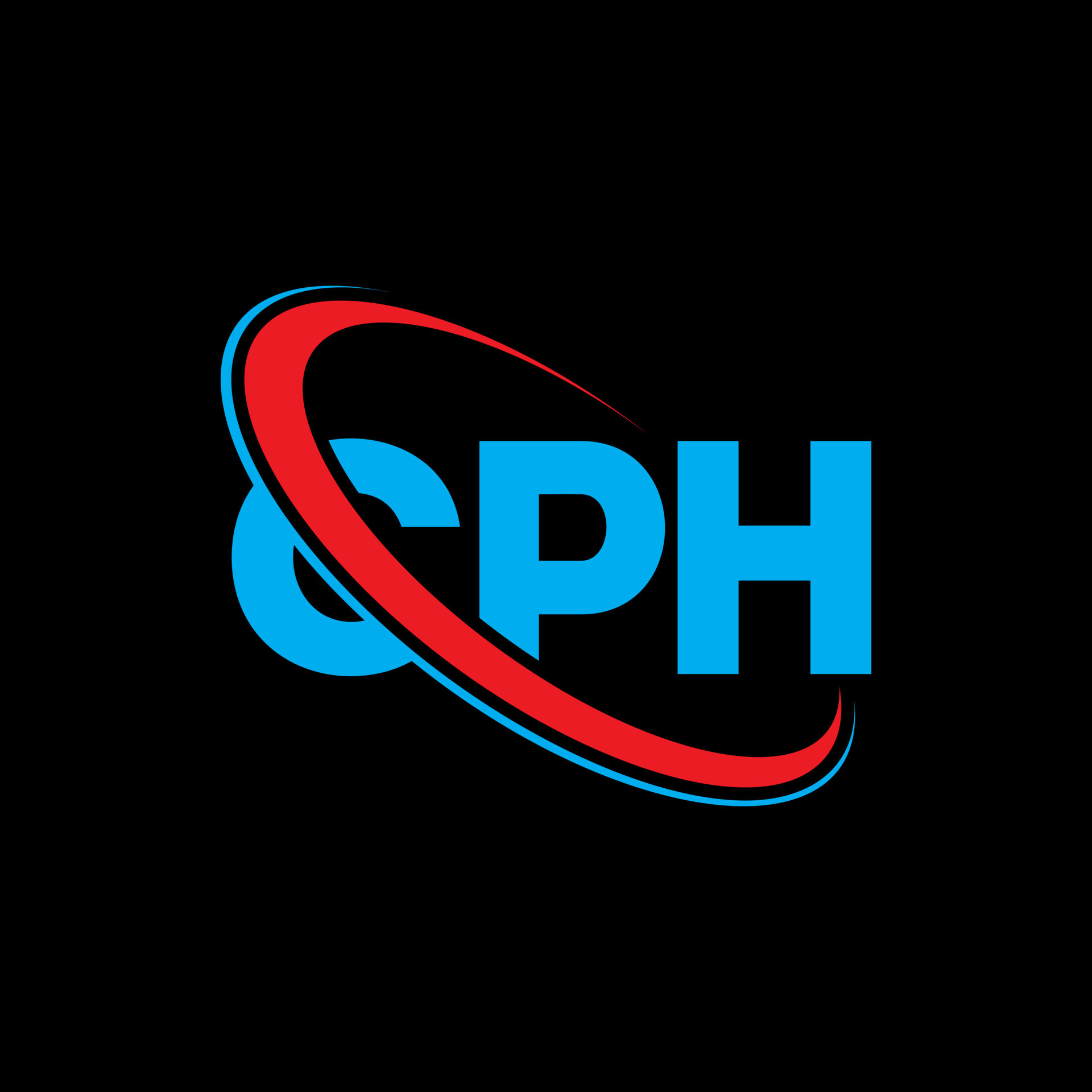 CPH logo. CPH letter. CPH letter logo design. Initials CPH logo linked with circle and uppercase