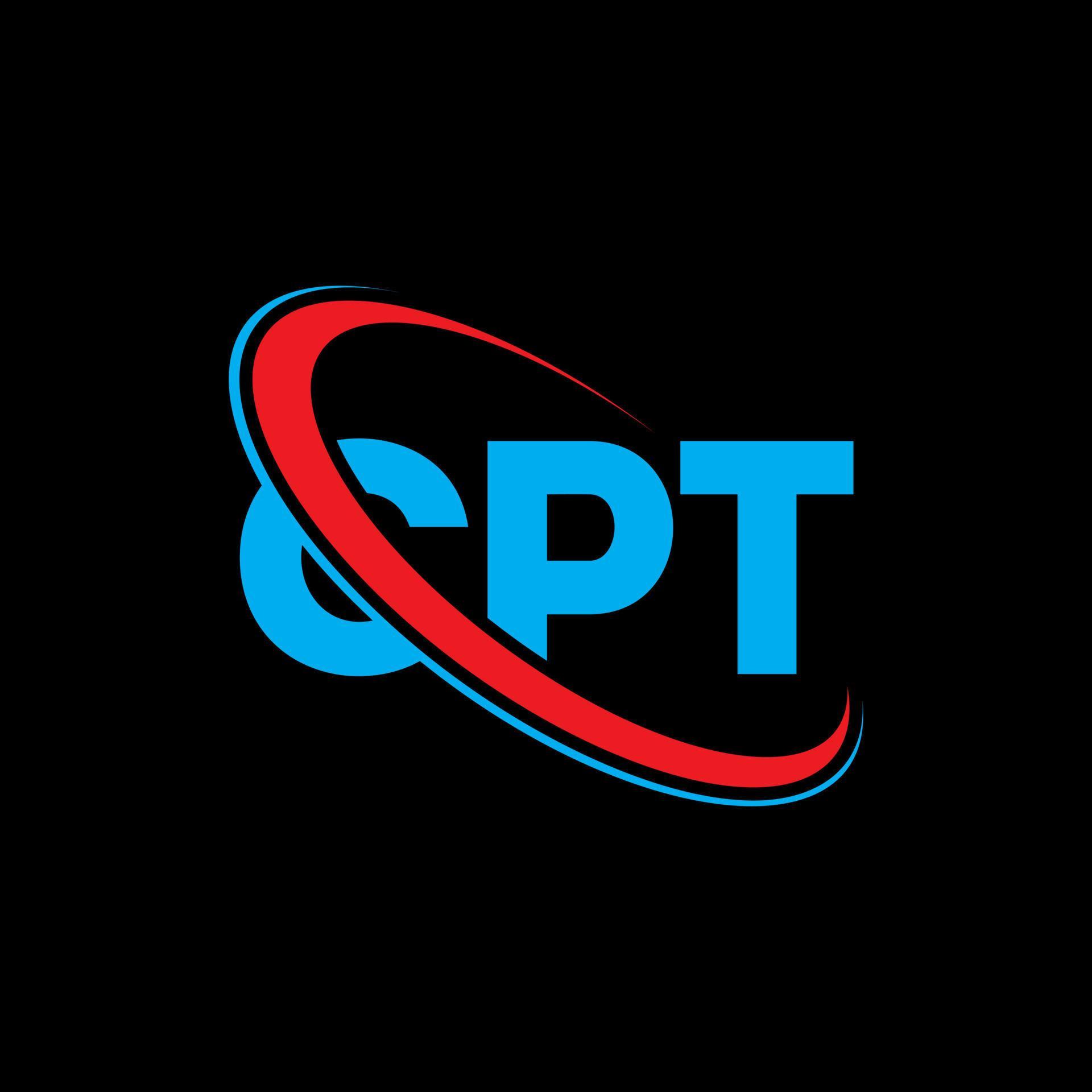CPT logo. CPT letter. CPT letter logo design. Initials CPT logo linked