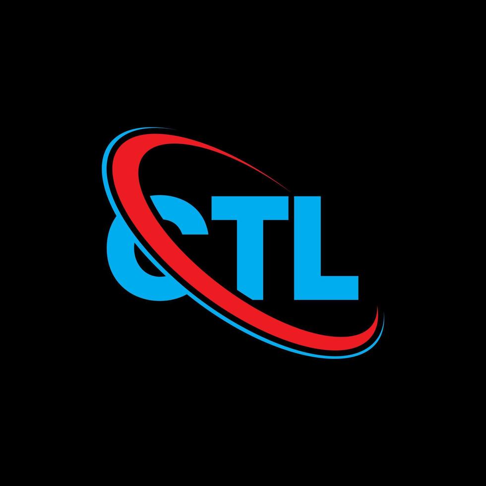 CTL logo. CTL letter. CTL letter logo design. Initials CTL logo linked