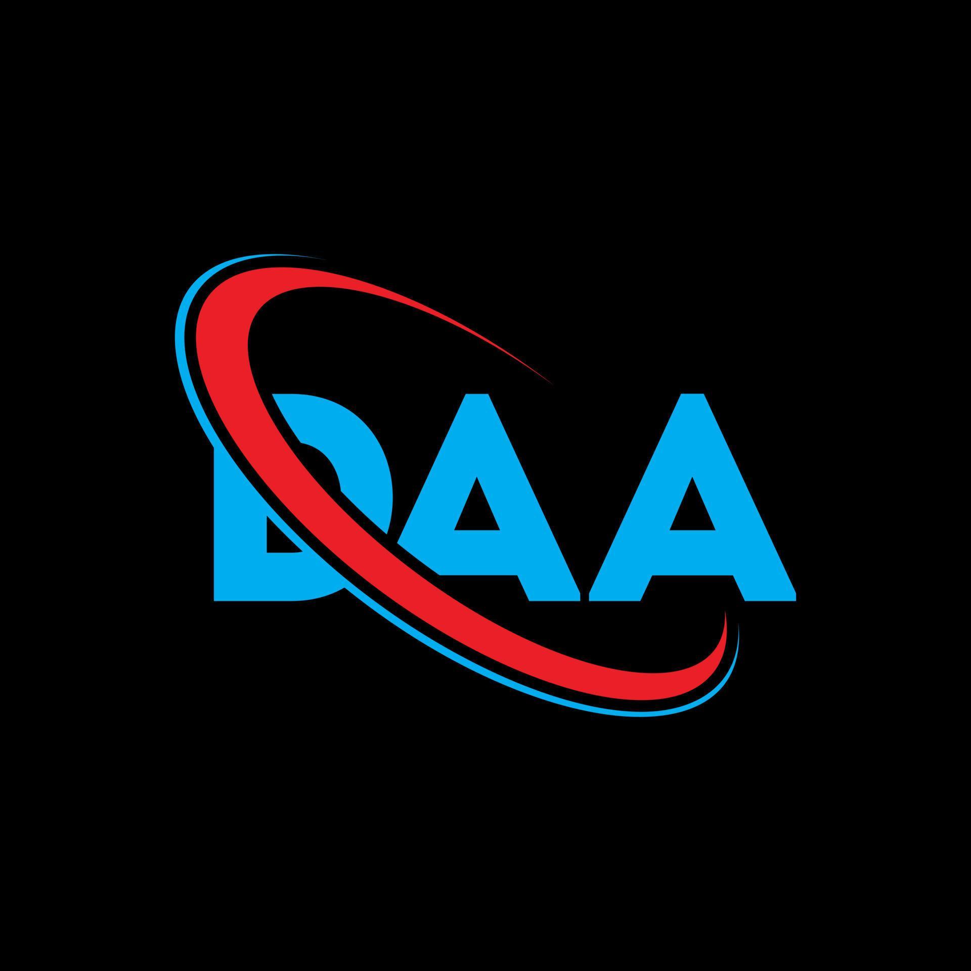 DAA logo. DAA letter. DAA letter logo design. Initials DAA logo linked ...