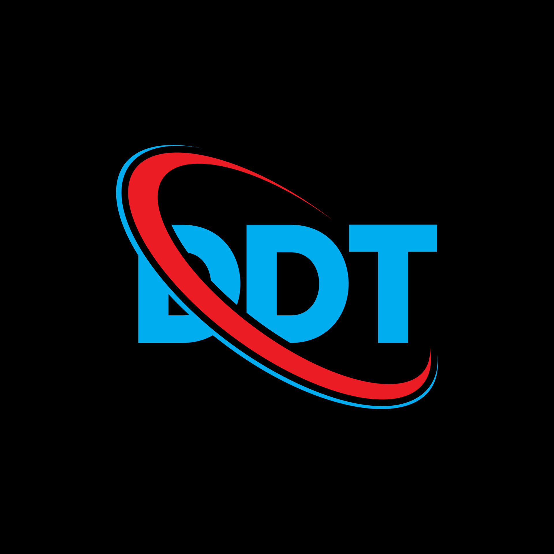 DDT logo. DDT letter. DDT letter logo design. Initials DDT logo linked ...