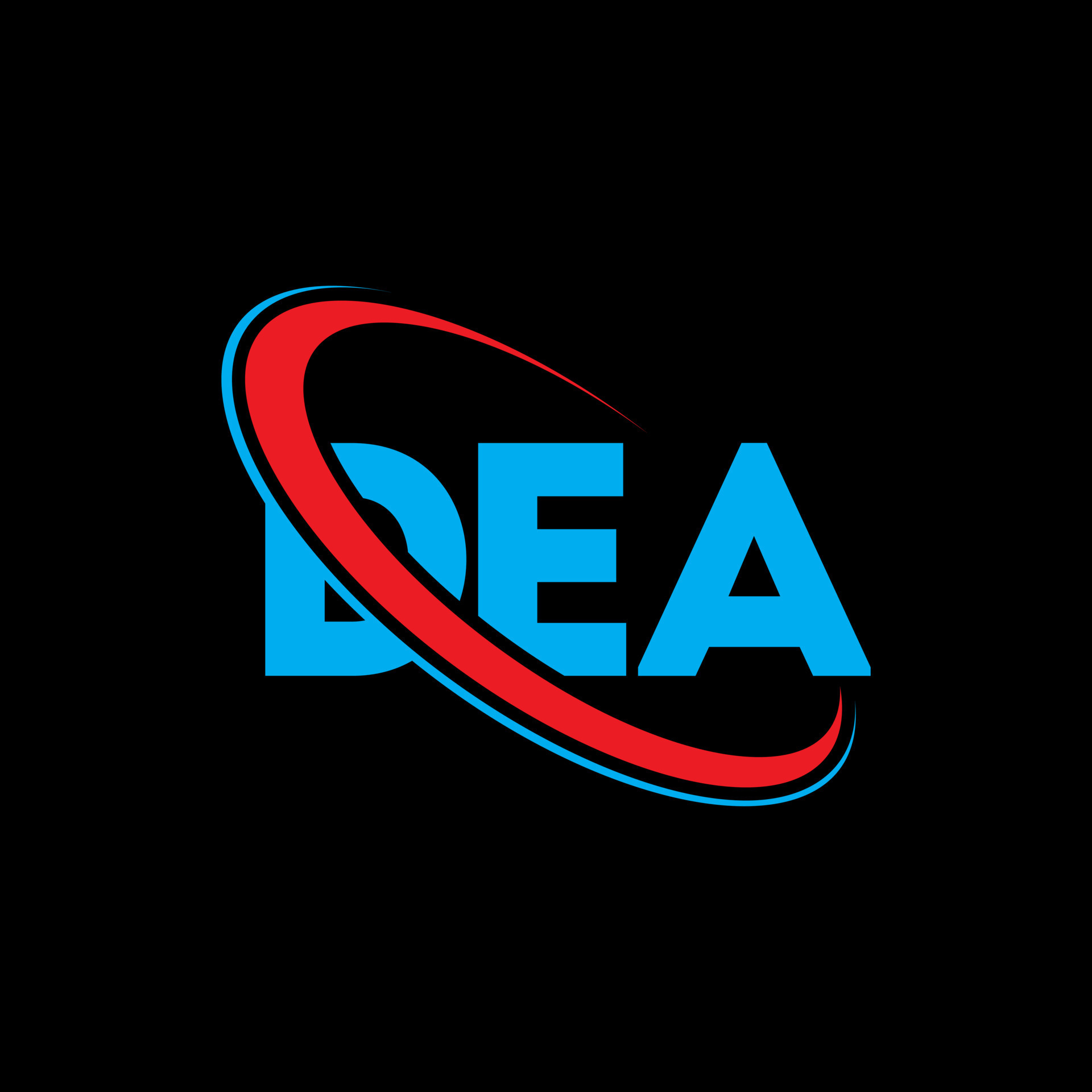 logotipo de la dea. carta de dea. diseño del logotipo de la carta dea