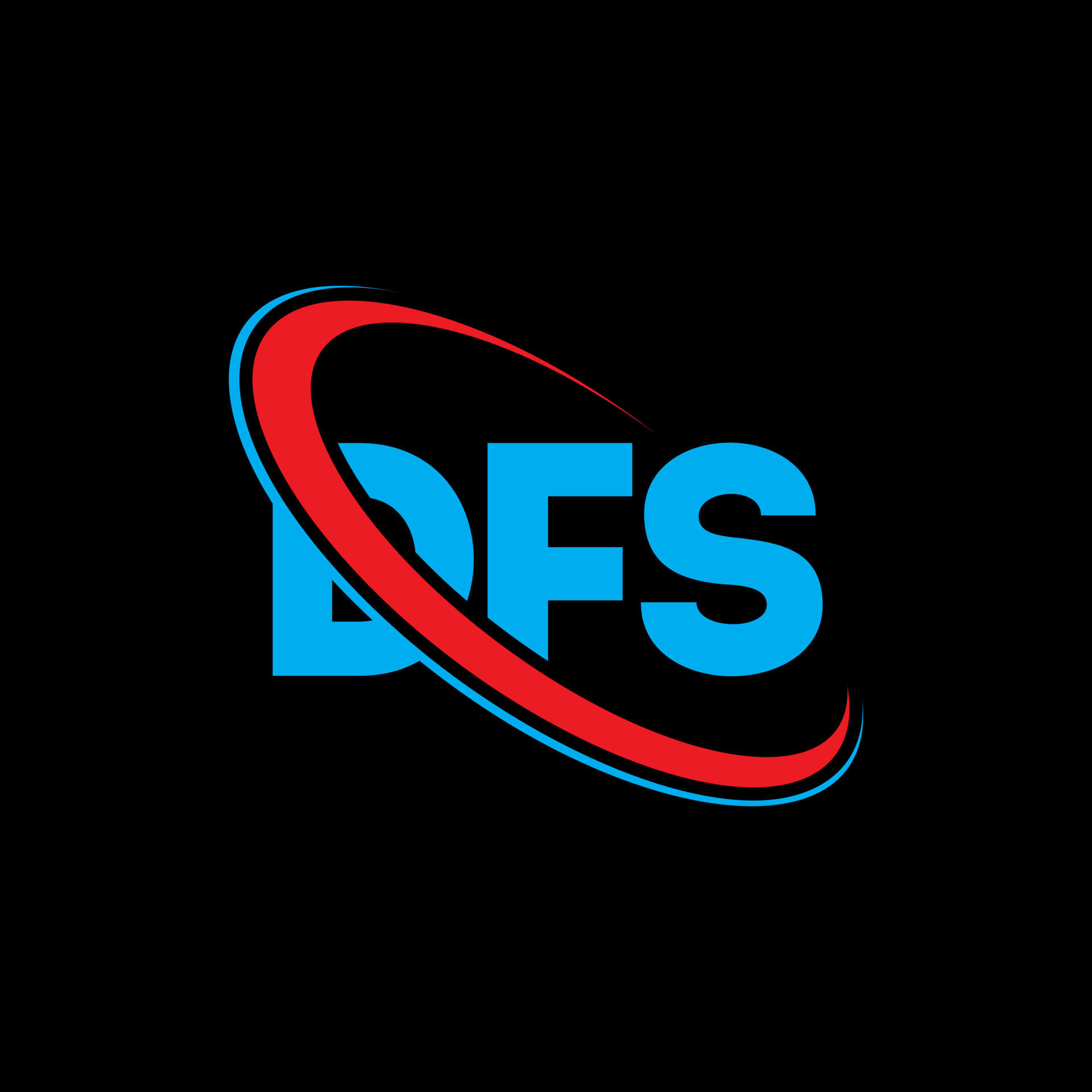 DFS logo. DFS letter. DFS letter logo design. Initials DFS logo linked