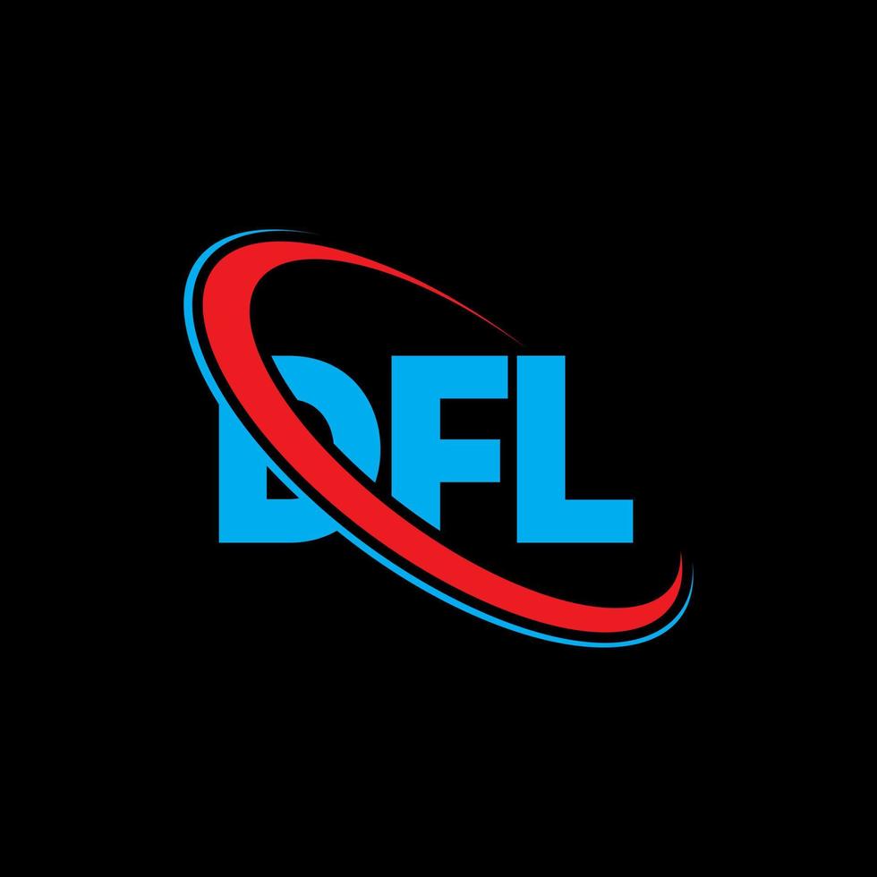 logotipo de DFL carta dfl diseño del logotipo de la letra dfl