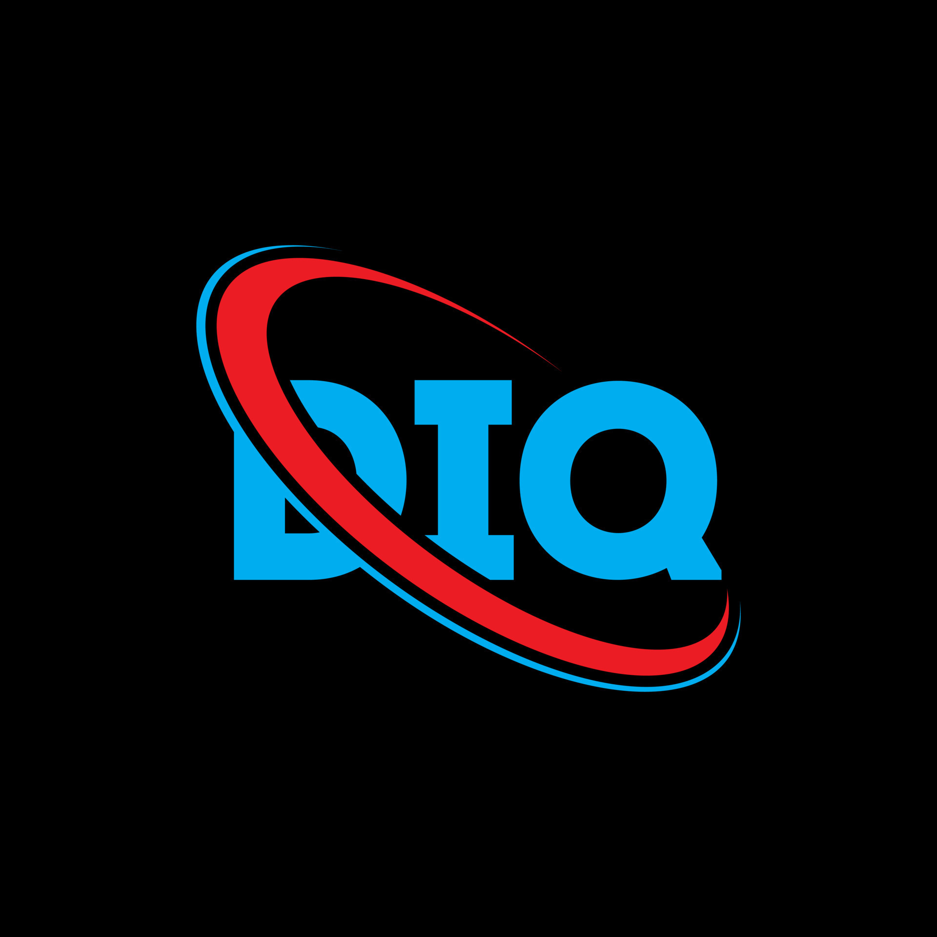 DIQ logo. DIQ letter. DIQ letter logo design. Initials DIQ logo linked ...