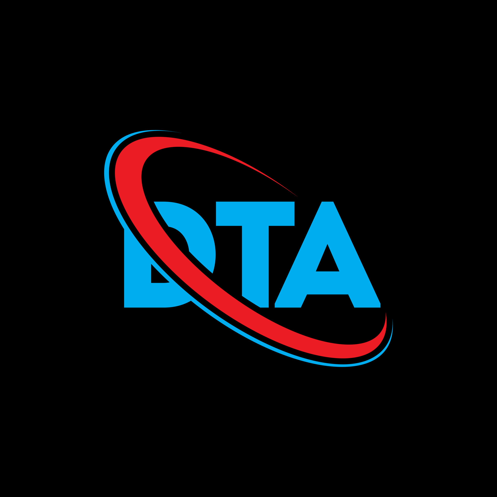 logotipo de dta. carta dta. diseño del logotipo de la letra dta