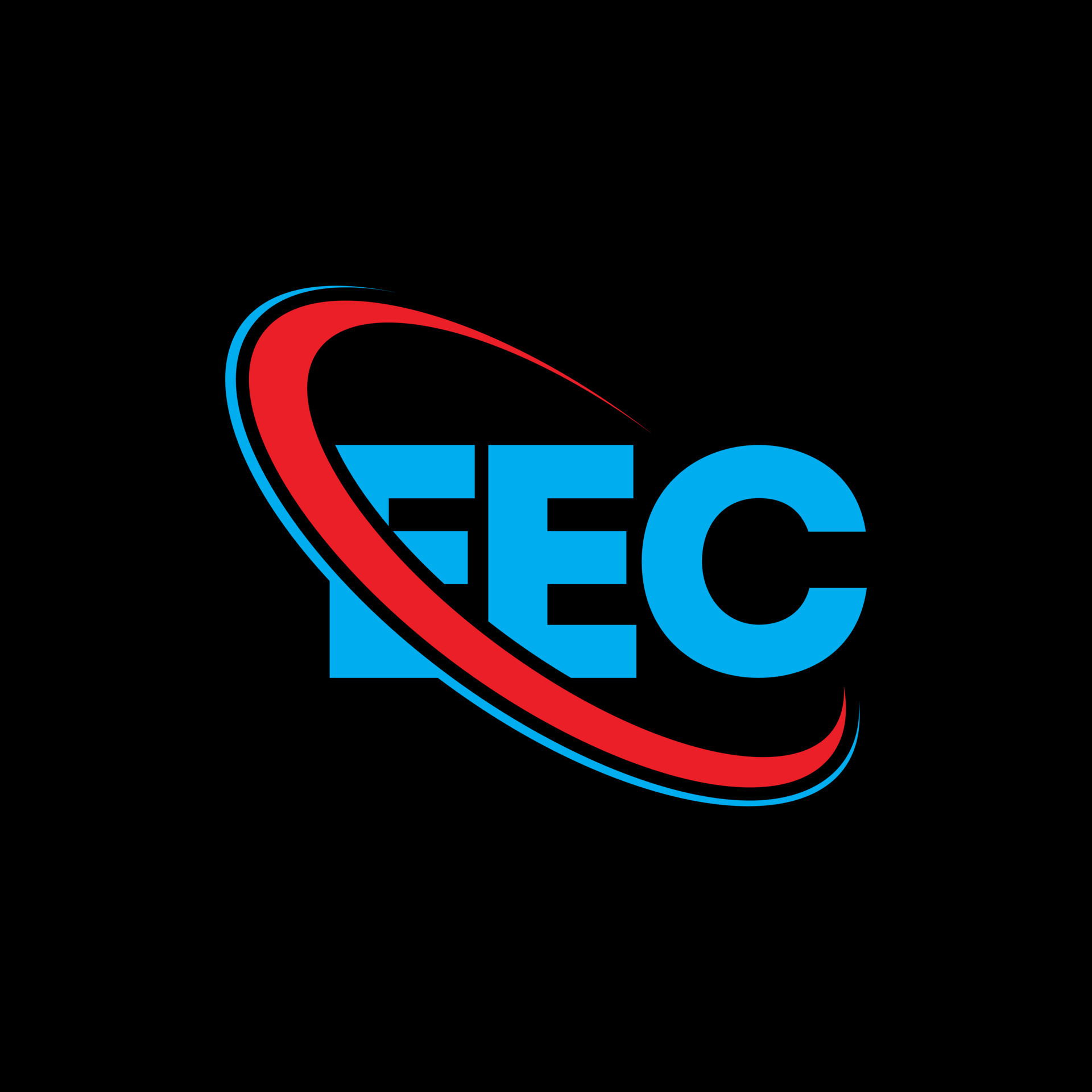 logotipo de la cee. carta cee. diseño del logotipo de la letra eec