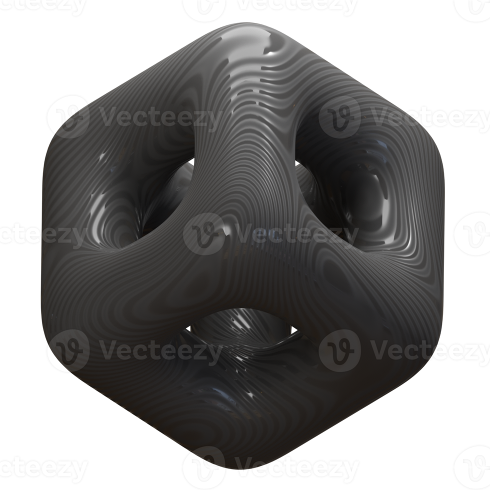 3d rendering abstract icon isolated png