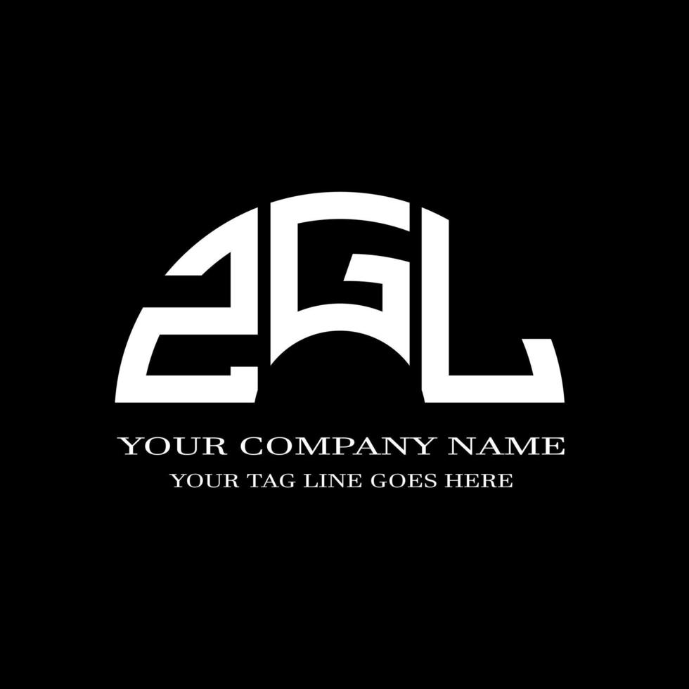 ZGL letter logo creative design with vector graphic