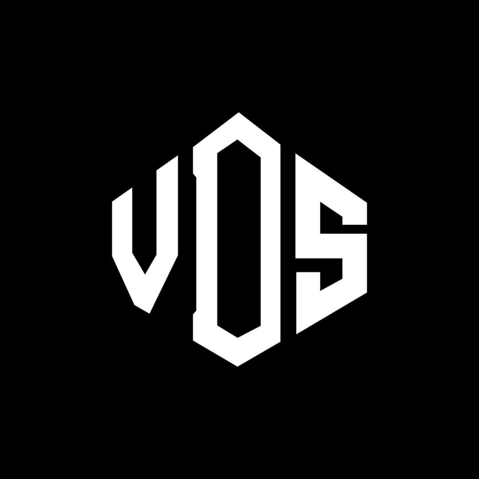 diseño de logotipo de letra vds con forma de polígono. vds polígono y diseño de logotipo en forma de cubo. vds hexagon vector logo plantilla colores blanco y negro. monograma vds, logotipo comercial e inmobiliario.