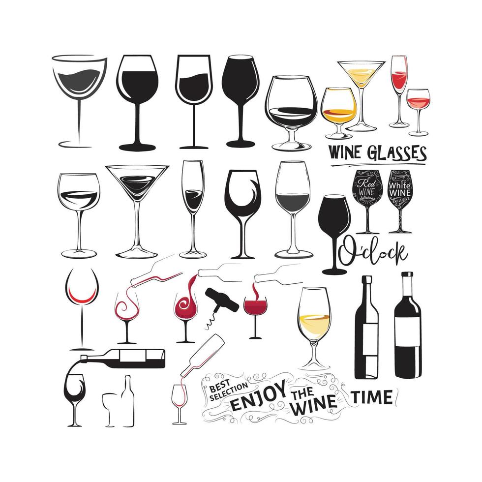 Wine Typography for T-shirt Design, Mug Design and Printing Project vector