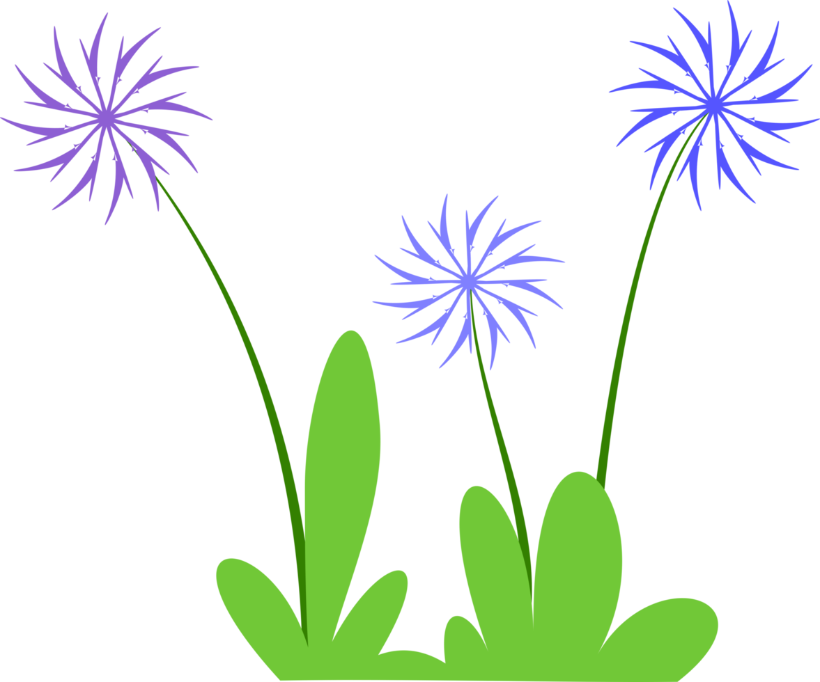 grass, cute grass, grass with flower png