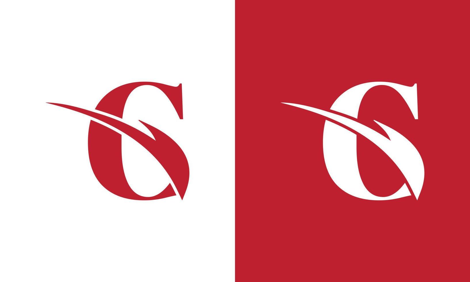 letter C logo design free vector template.