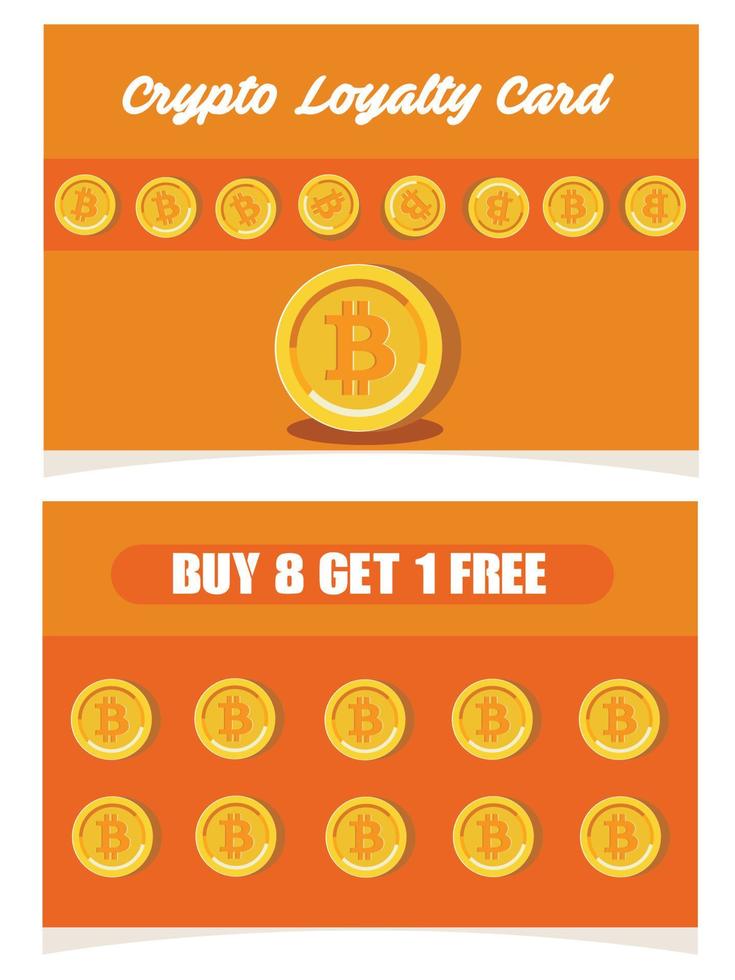 icon Bonus card crypto vector