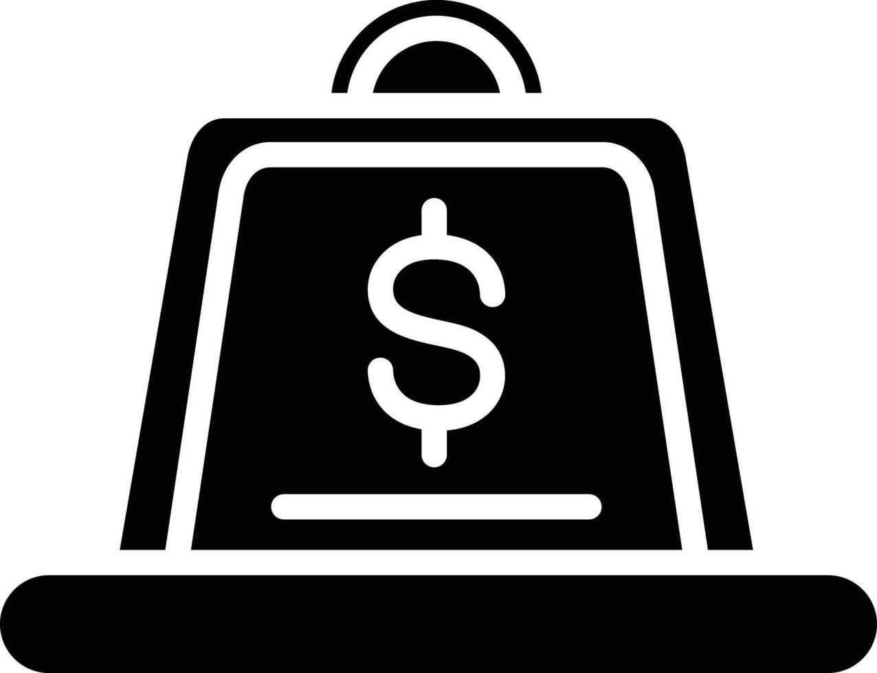 Dept Glyph Icon vector
