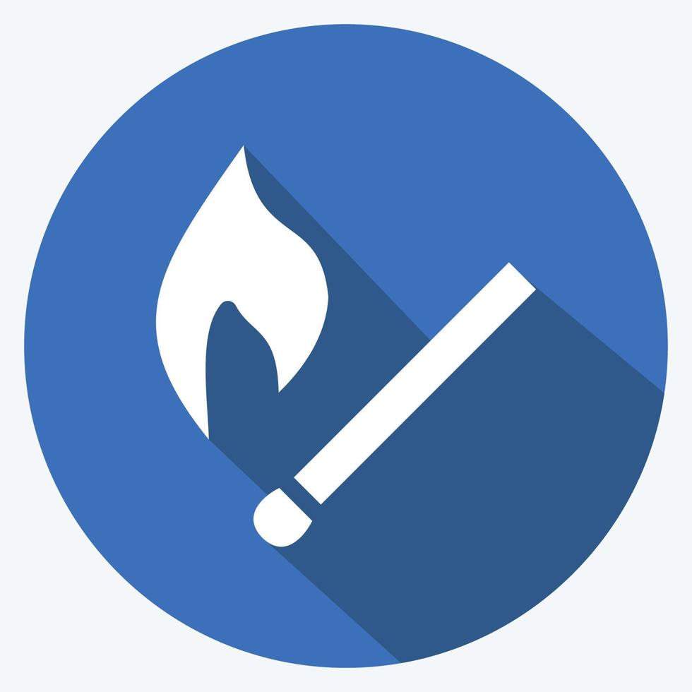 Icon Match. suitable for House symbol. long shadow style. simple design editable. design template vector. simple illustration vector