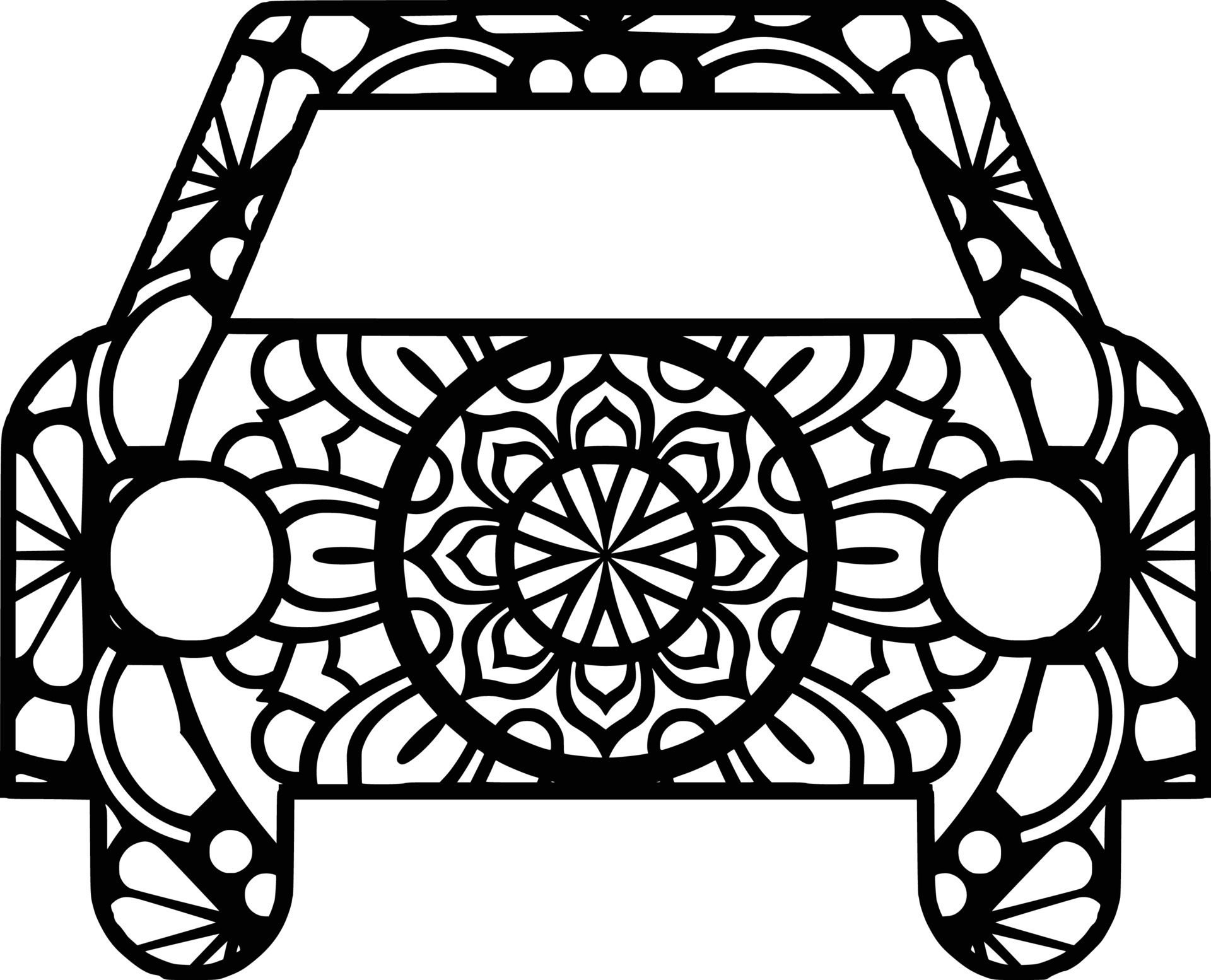 Car Mandala Pattern Print 9636460 Vector Art at Vecteezy