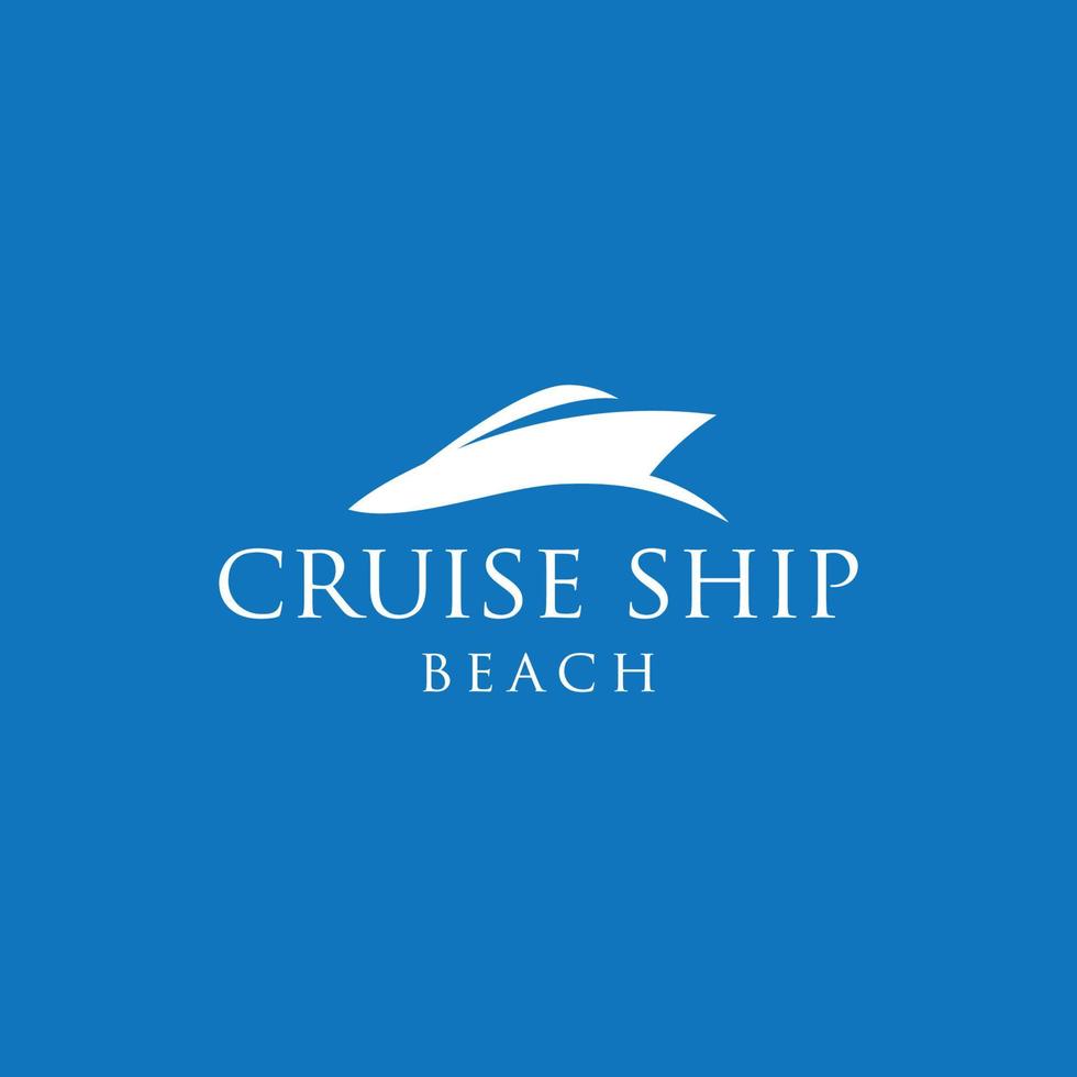 Cruise ship and Marine Logo Design Inspiration Vector