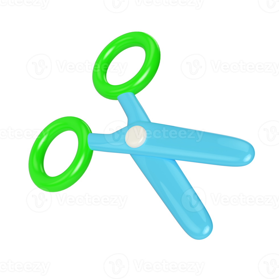 Scissors 3D Illustration Icon png