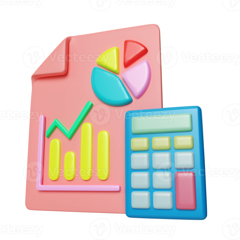 Accounting 3d Icon png