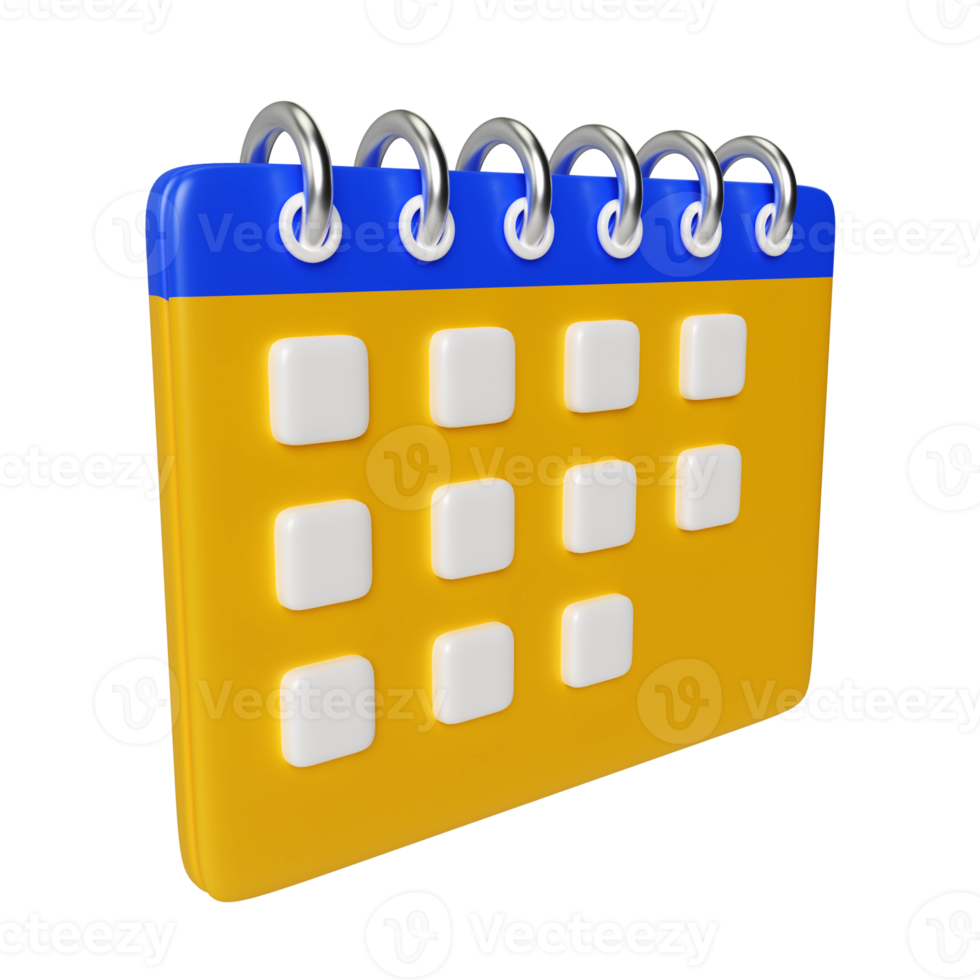 Calendar Event 3D Icon png