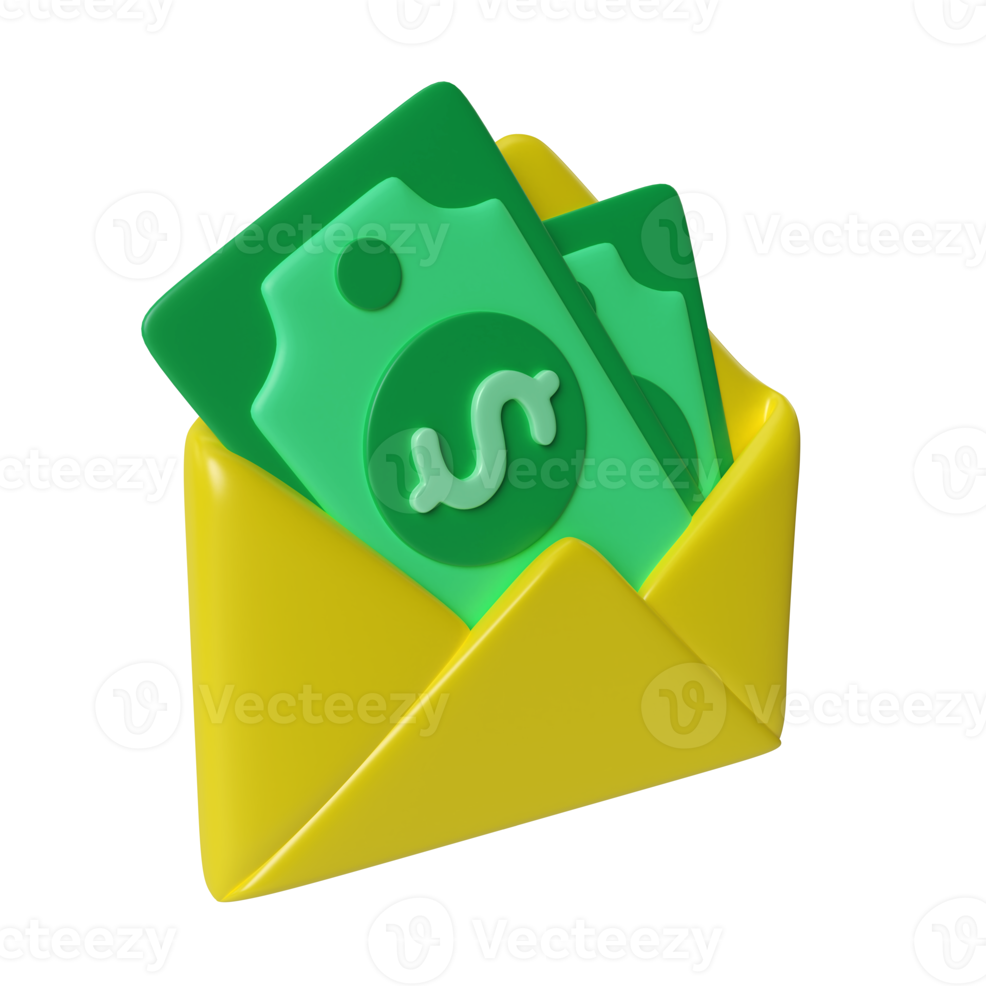 Salary 3D Render Illustration 9636665 PNG