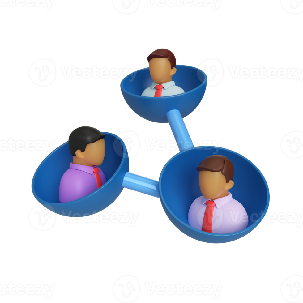 Connection 3D Icon png