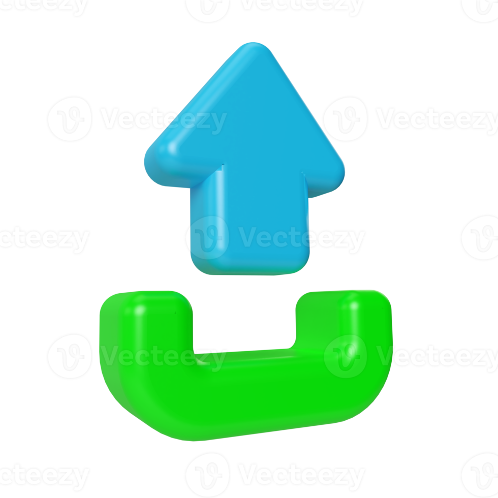 Upload 3D Illustration Icon png