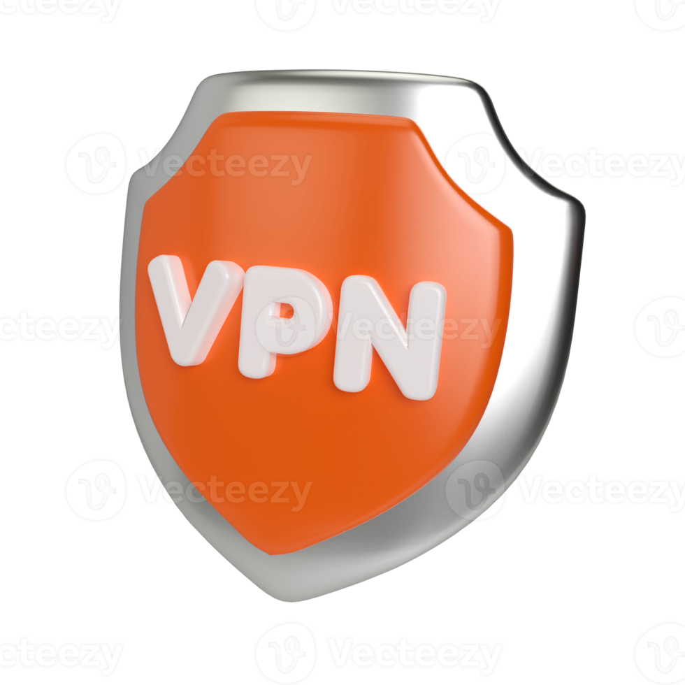 VPN 3D Illustration Icon png