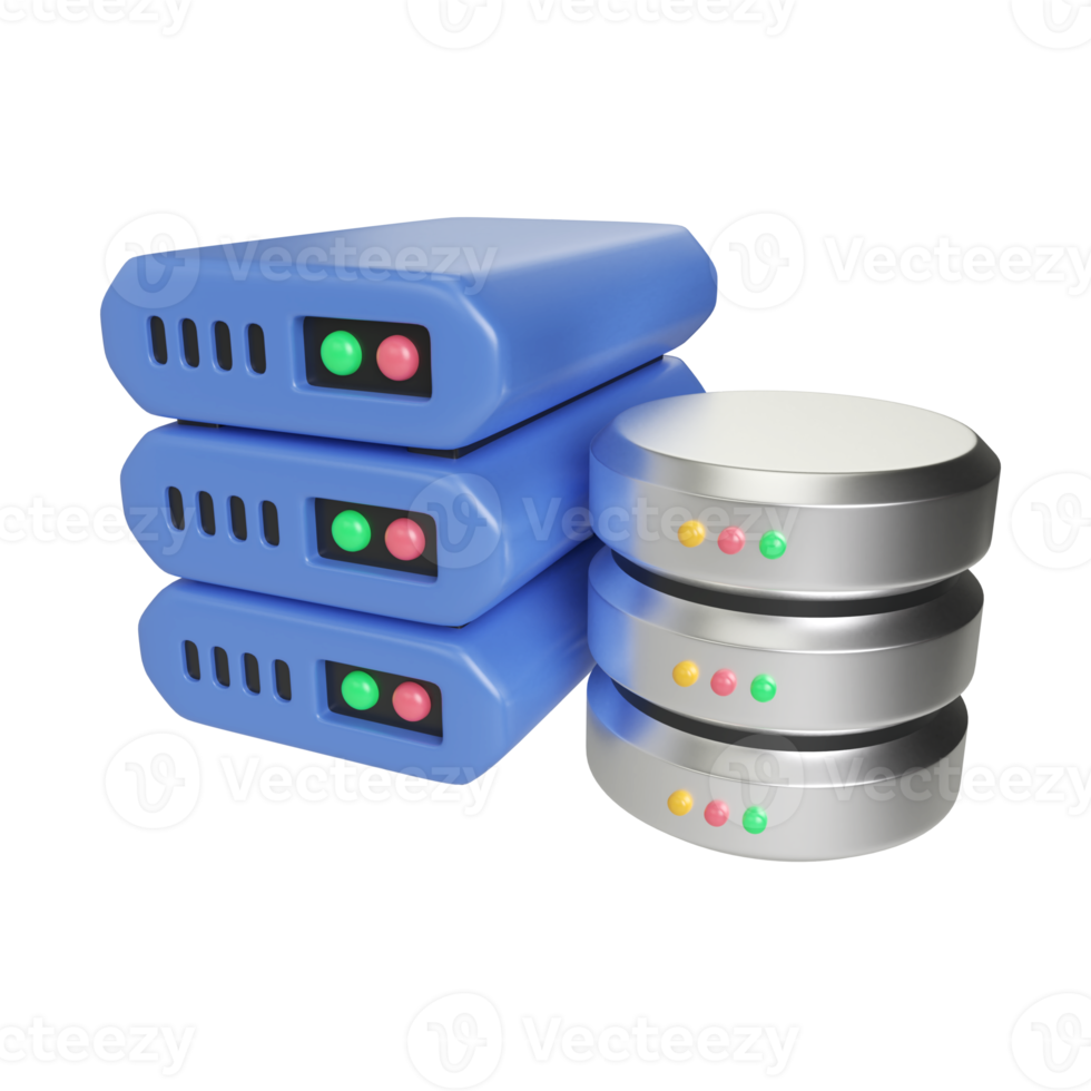 Database 3D Illustration Icon png