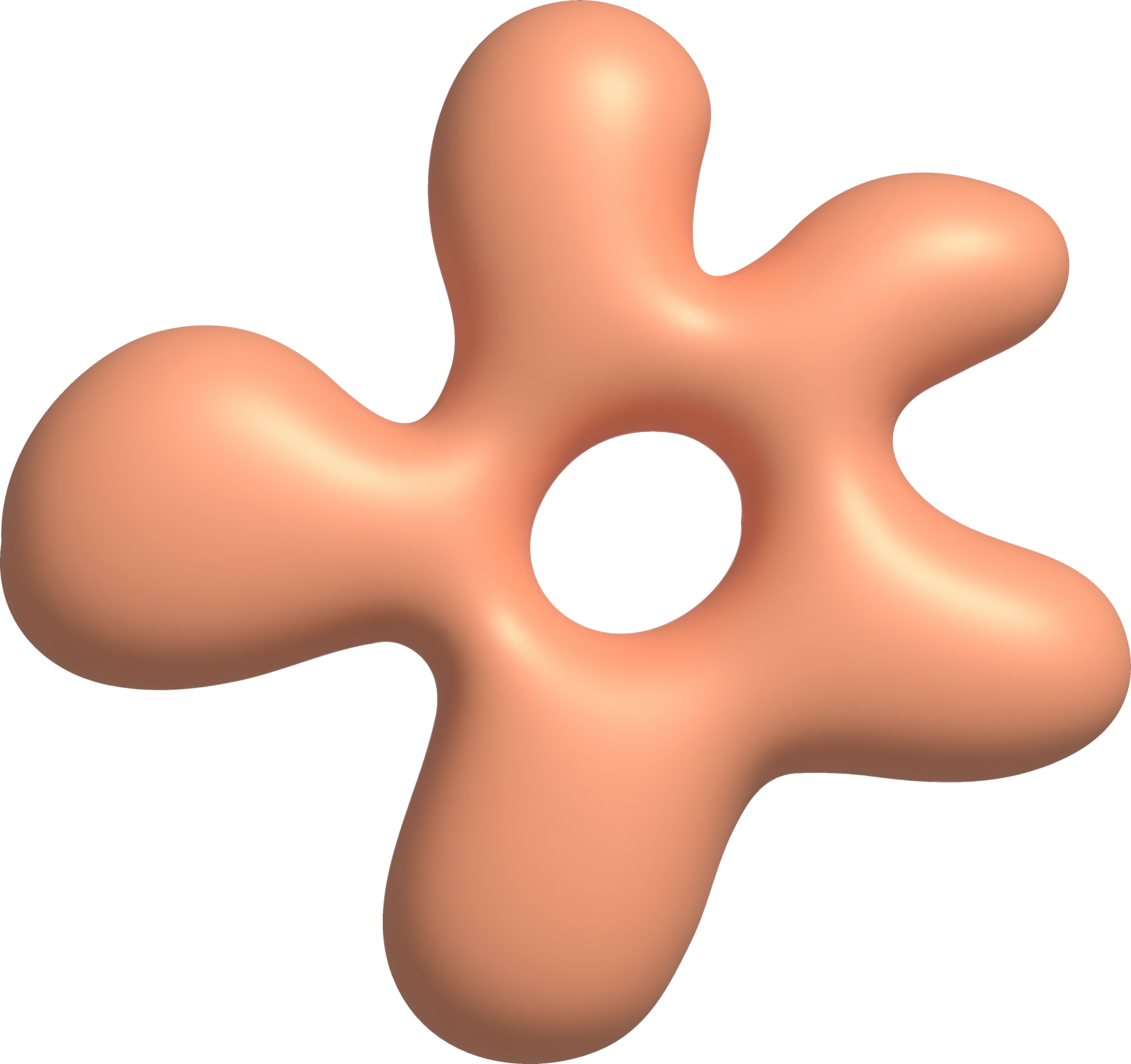 3d Organic Shapes element 9636904 PNG