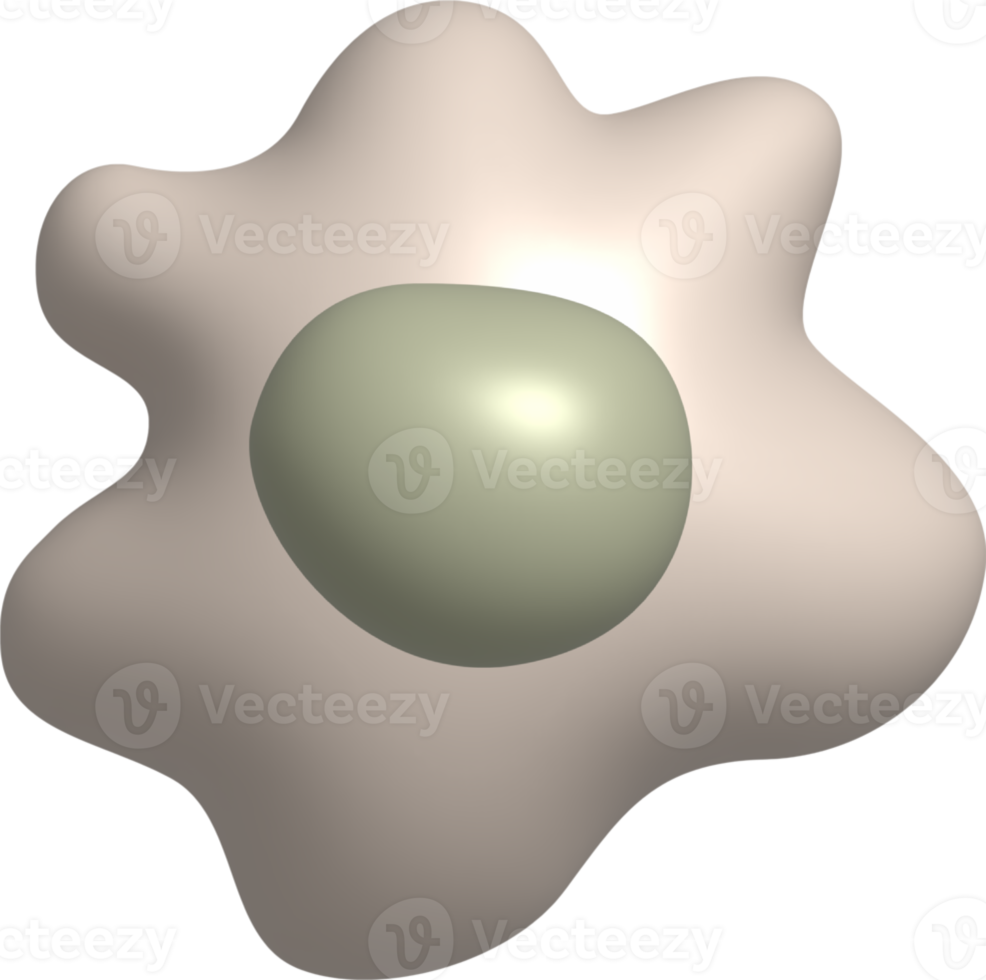 3d Organic Shapes element png