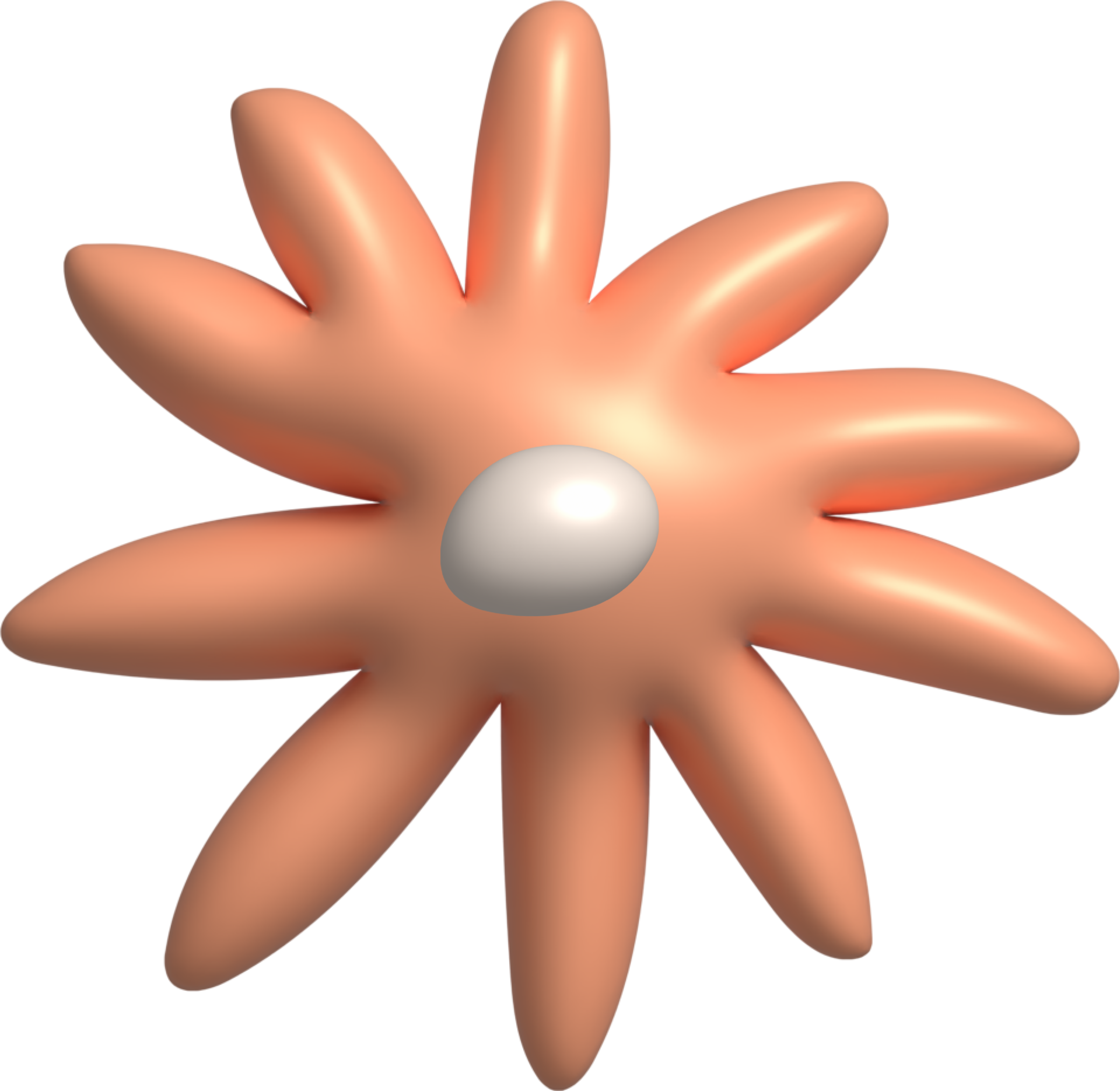 3d Organic Shapes element 9636917 PNG