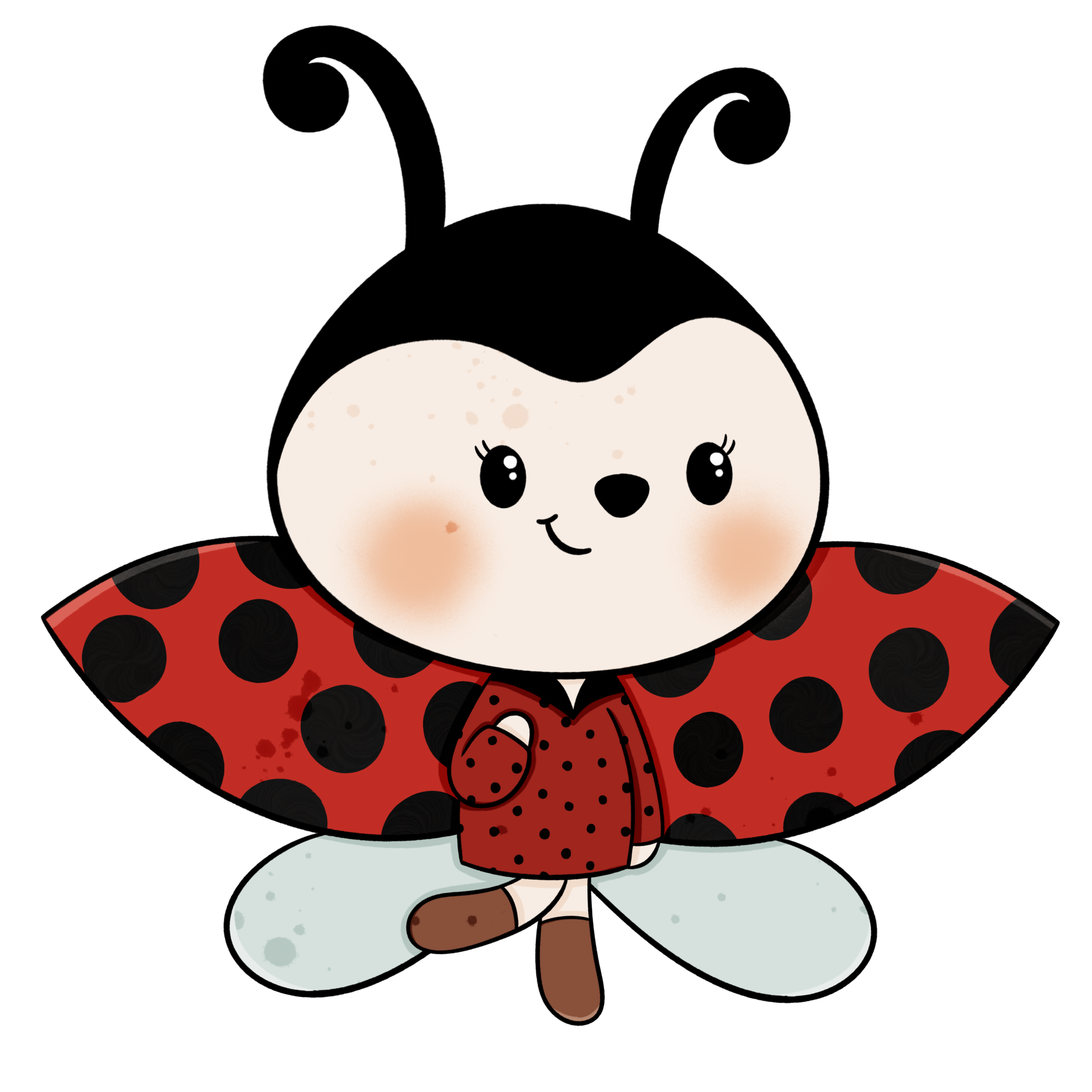Free Cute ladybug cartoon design character 9636965 PNG with Transparent Background Free Cute ladybug cartoon design character 9636965 PNG with Transparent Background