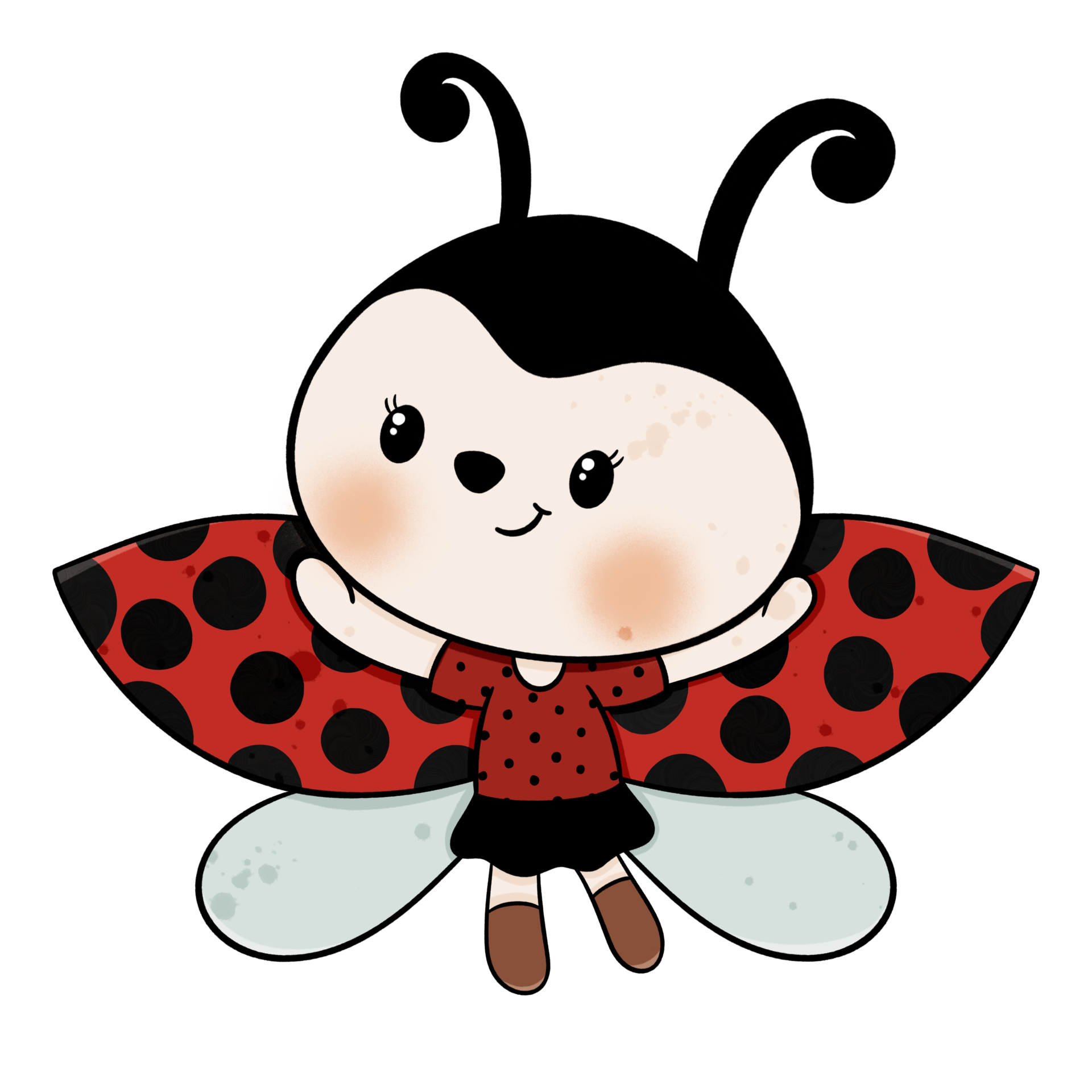 Free Cute ladybug cartoon design character 9636980 PNG with Transparent Background Free Cute ladybug cartoon design character 9636980 PNG with Transparent Background