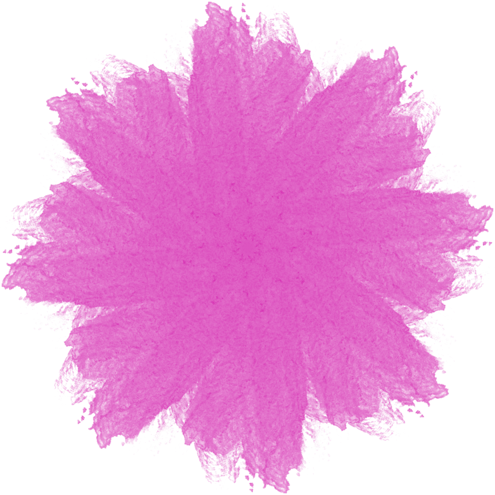 acquerello di fiori rosa png