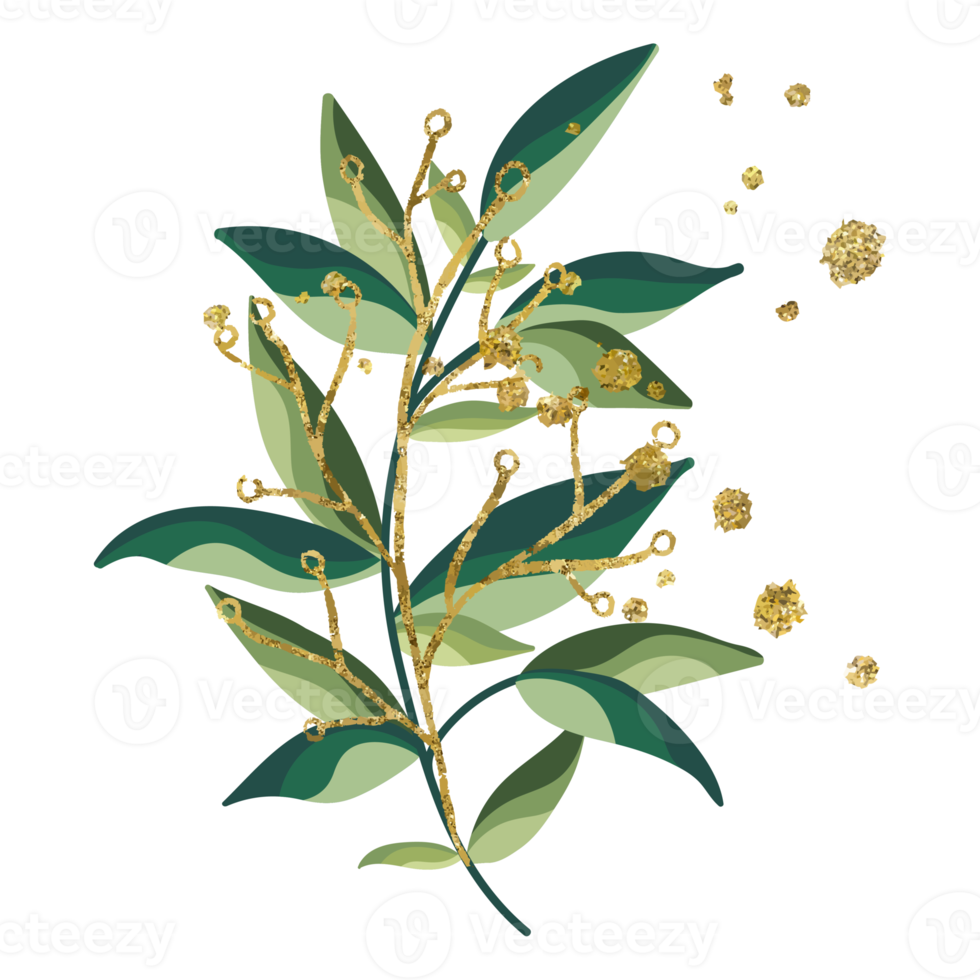 transparant bloemenelement png