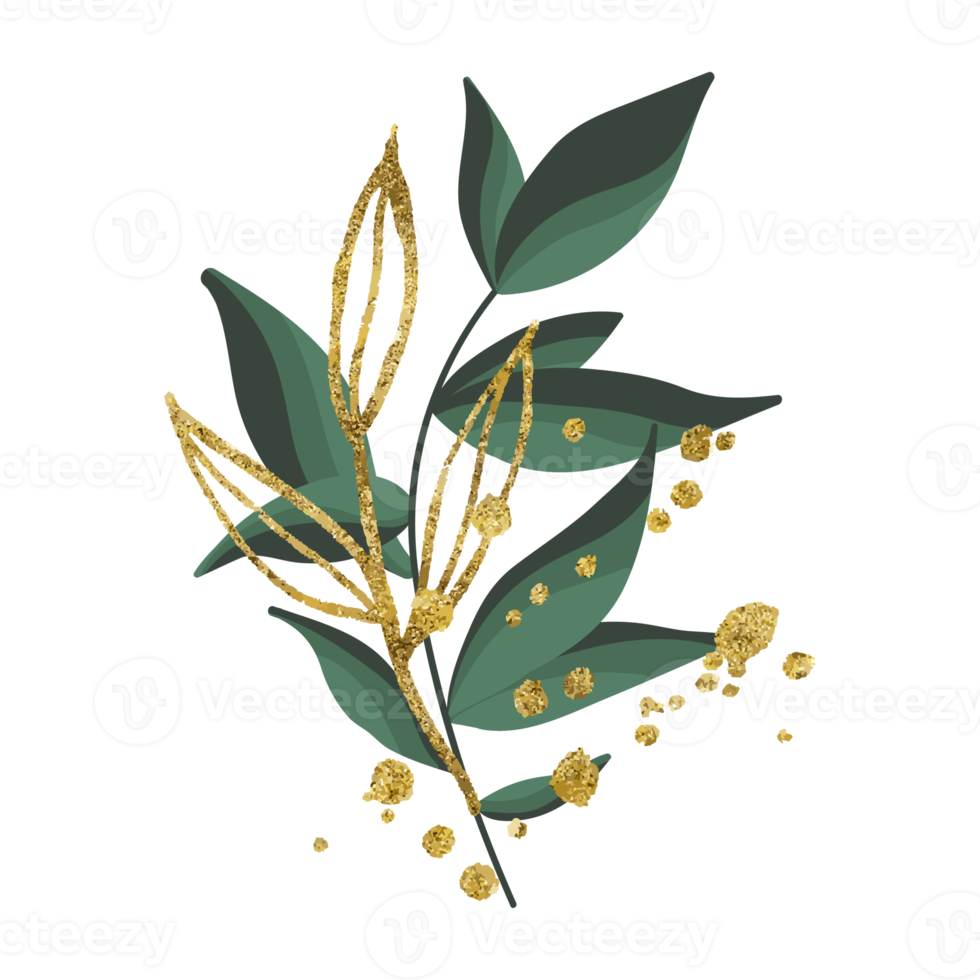 Transparent Floral Element png