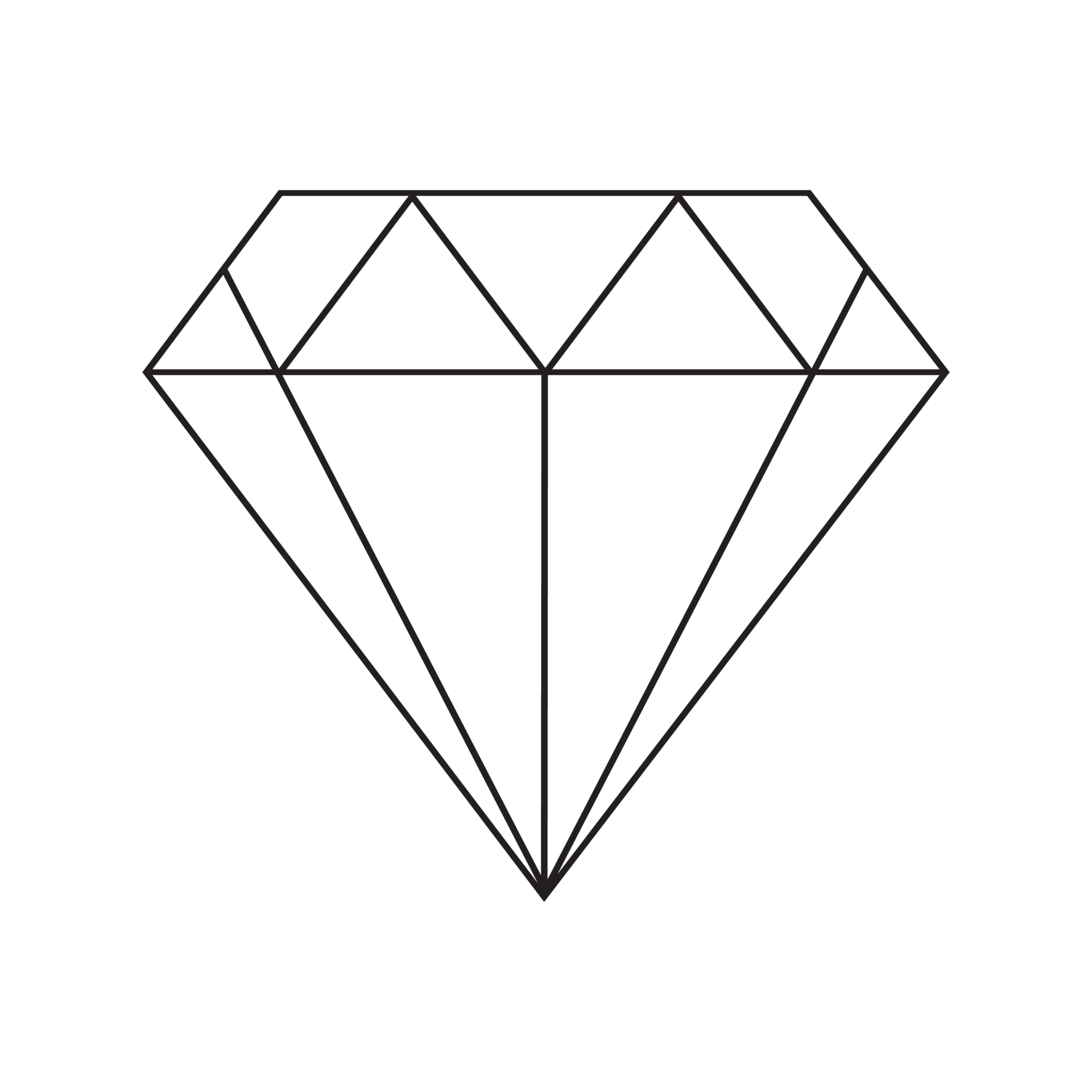 Basic diamond shape top