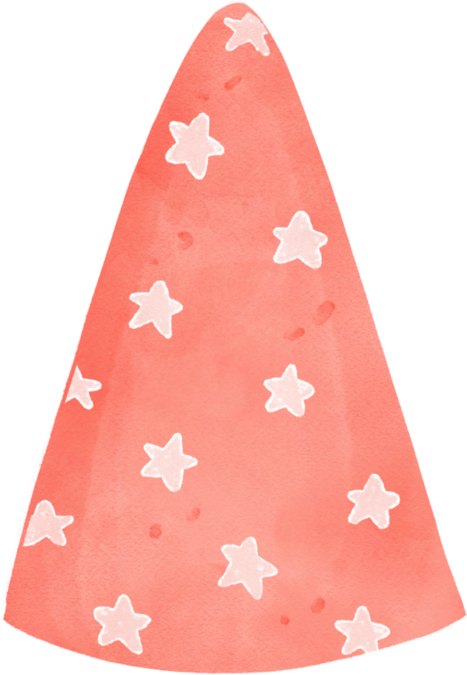 watercolor Halloween party hat hand drawing png