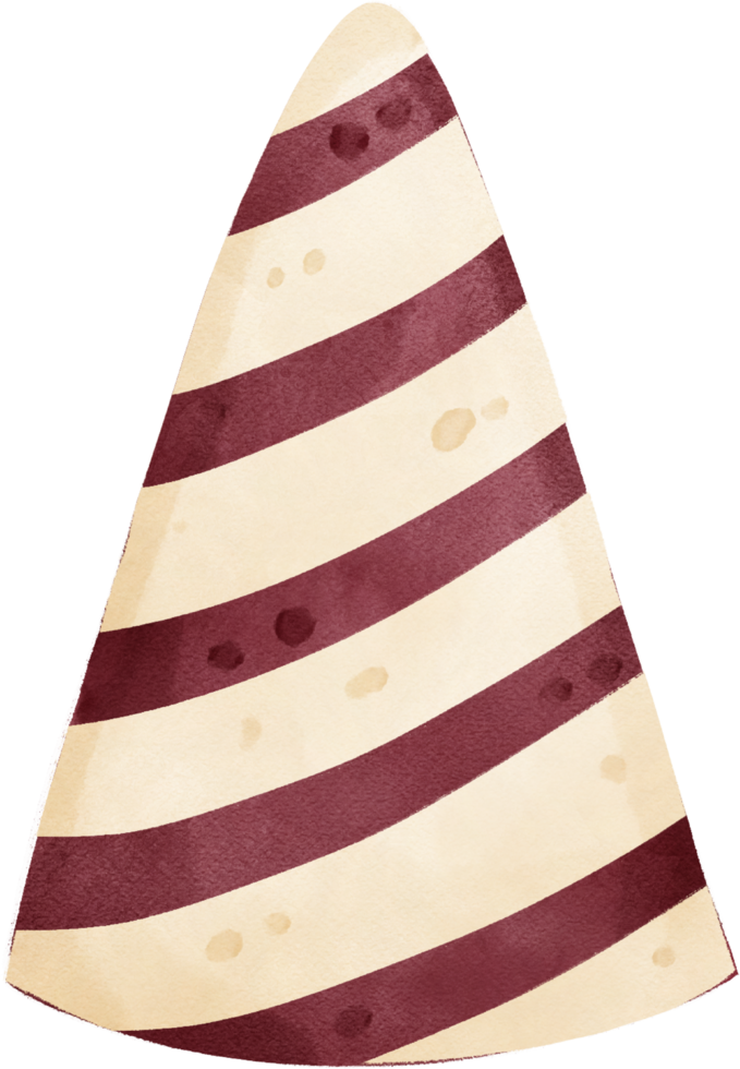 aquarelle halloween chapeau de fête dessin à la main png