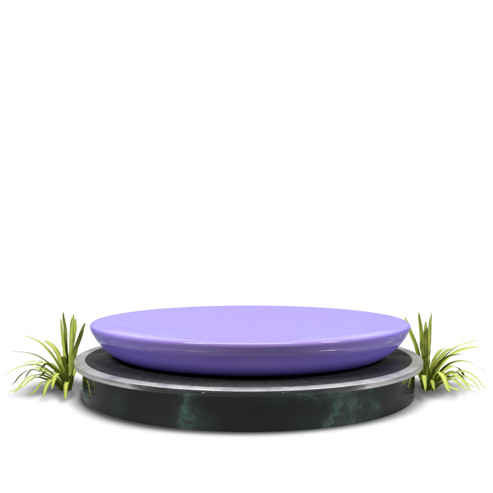 modern elegant 3d render podium for design png